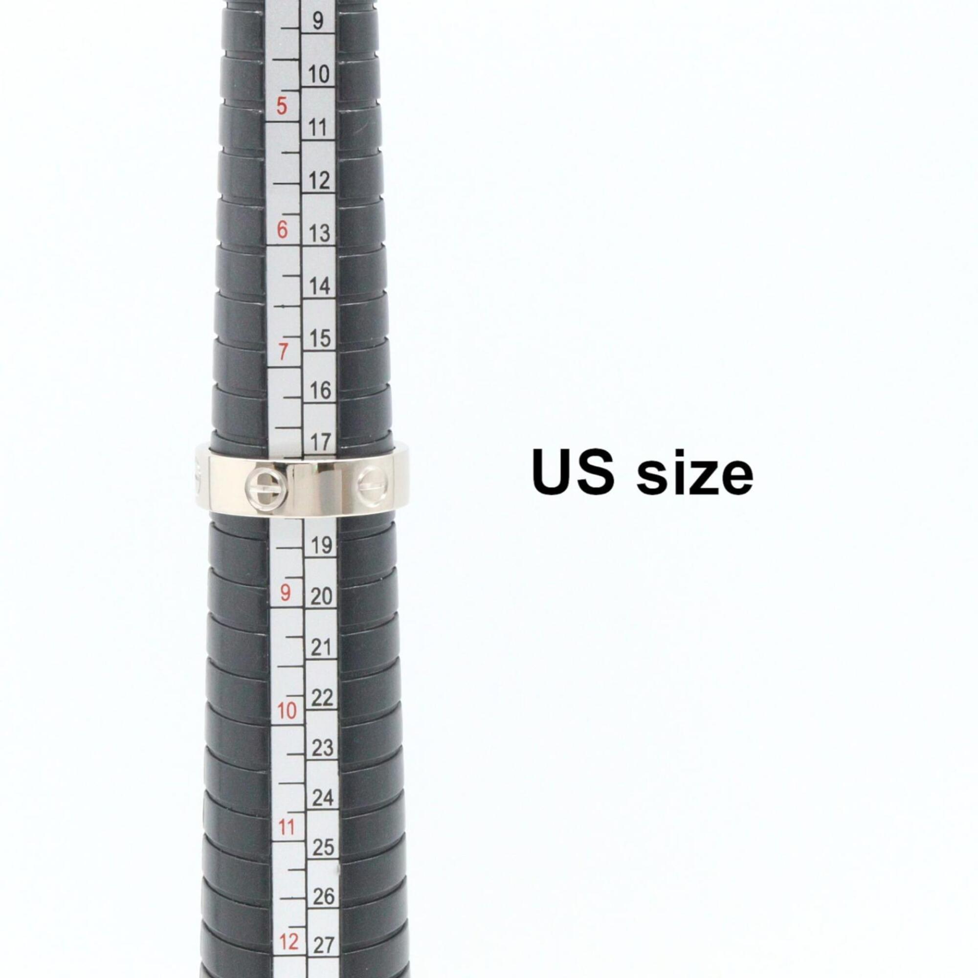 Cartier Silver White Gold (18K) Band Ring (Pre-Owned)