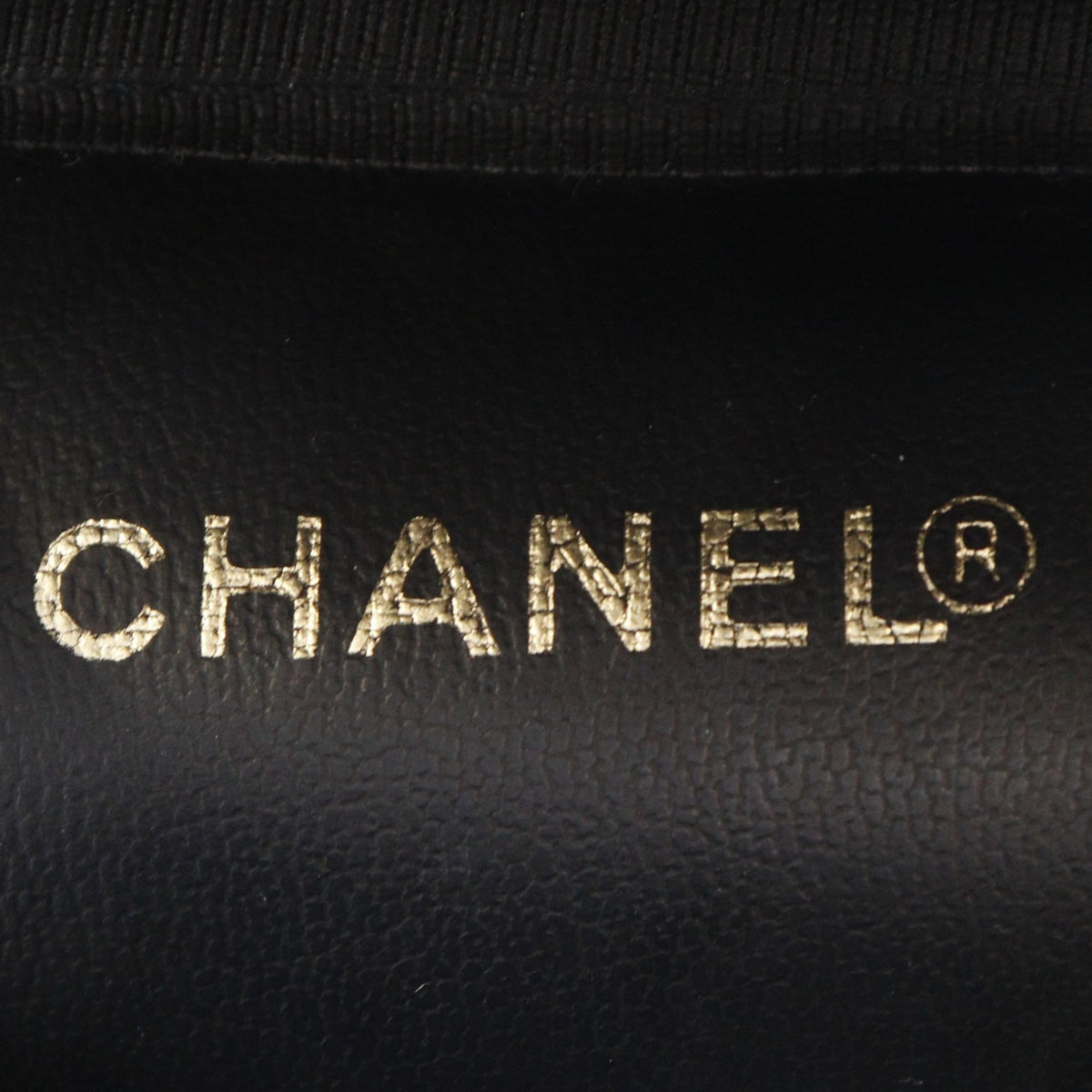 Chanel Black Grained Calfskin (Pre-Owned)