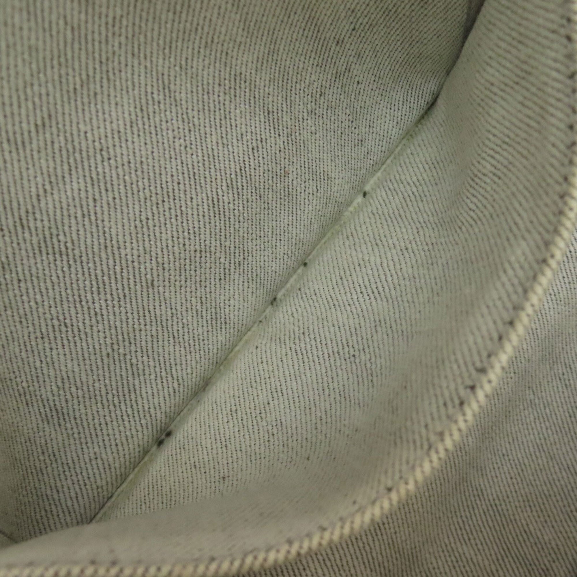 Prada Canapa Gray Denim Handbag (Pre-Owned)