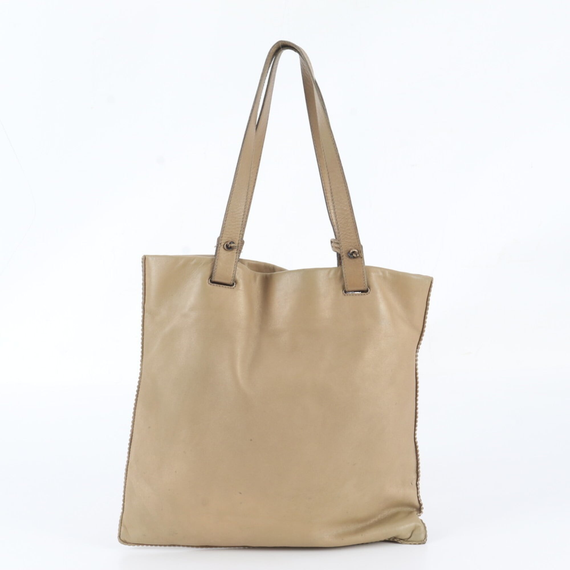Loewe Brown Leather Handbag Shoulder Bag Tote Bag (Pre-Owned)