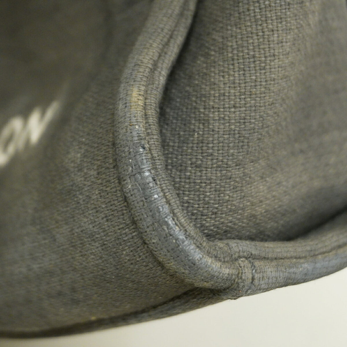 Chanel Black Gray Canvas Tote Bag (Pre-Owned)