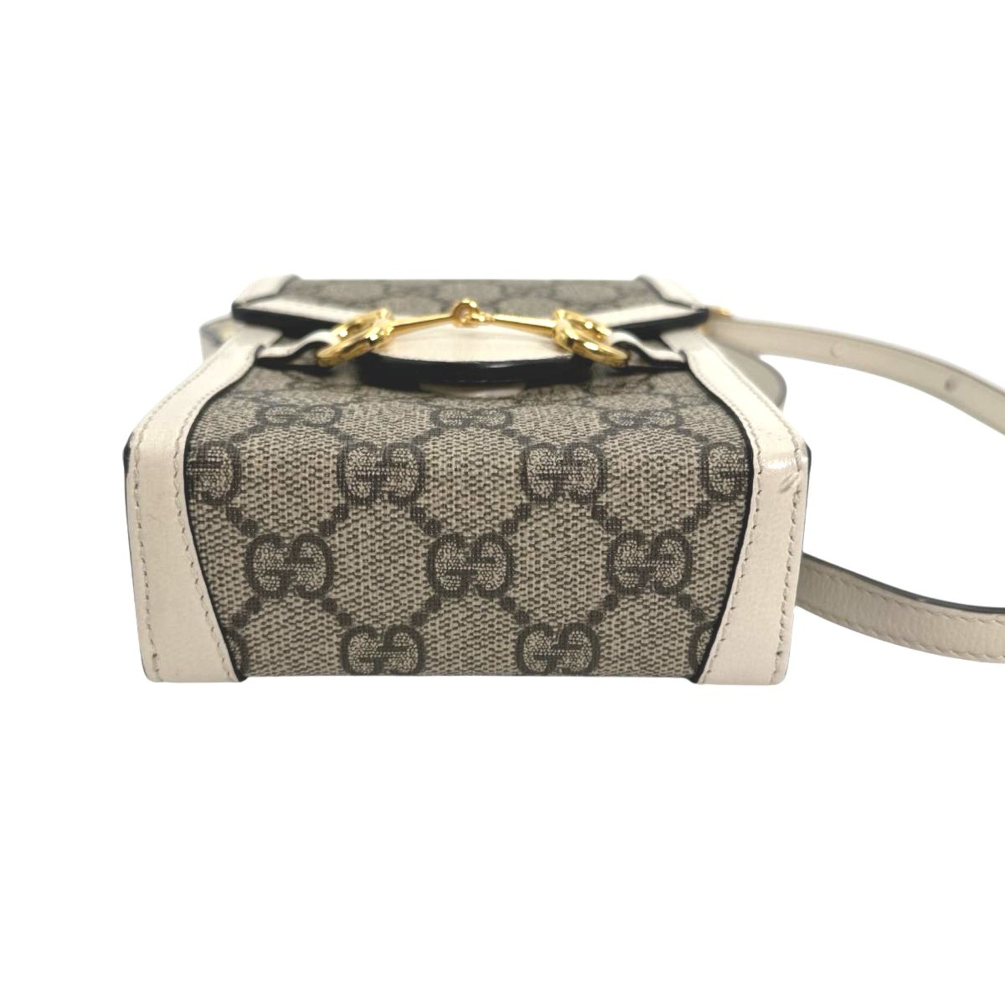 Gucci Beige Gg Canvas Shoulder Bag (Pre-Owned)