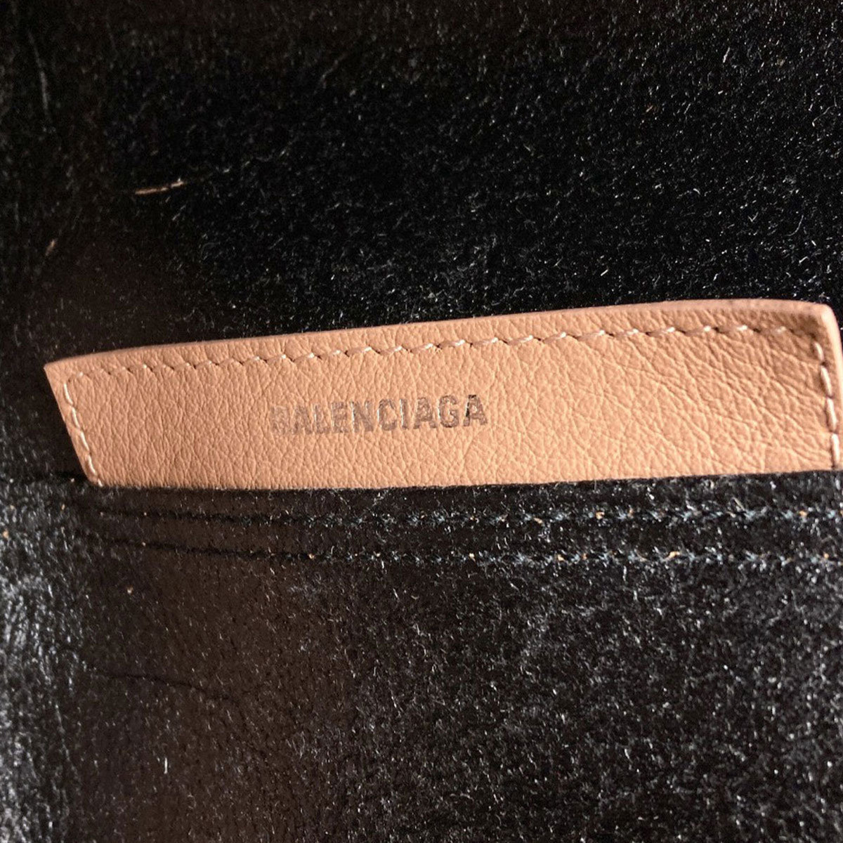 Balenciaga Brown Leather Handbag Pouch (Pre-Owned)