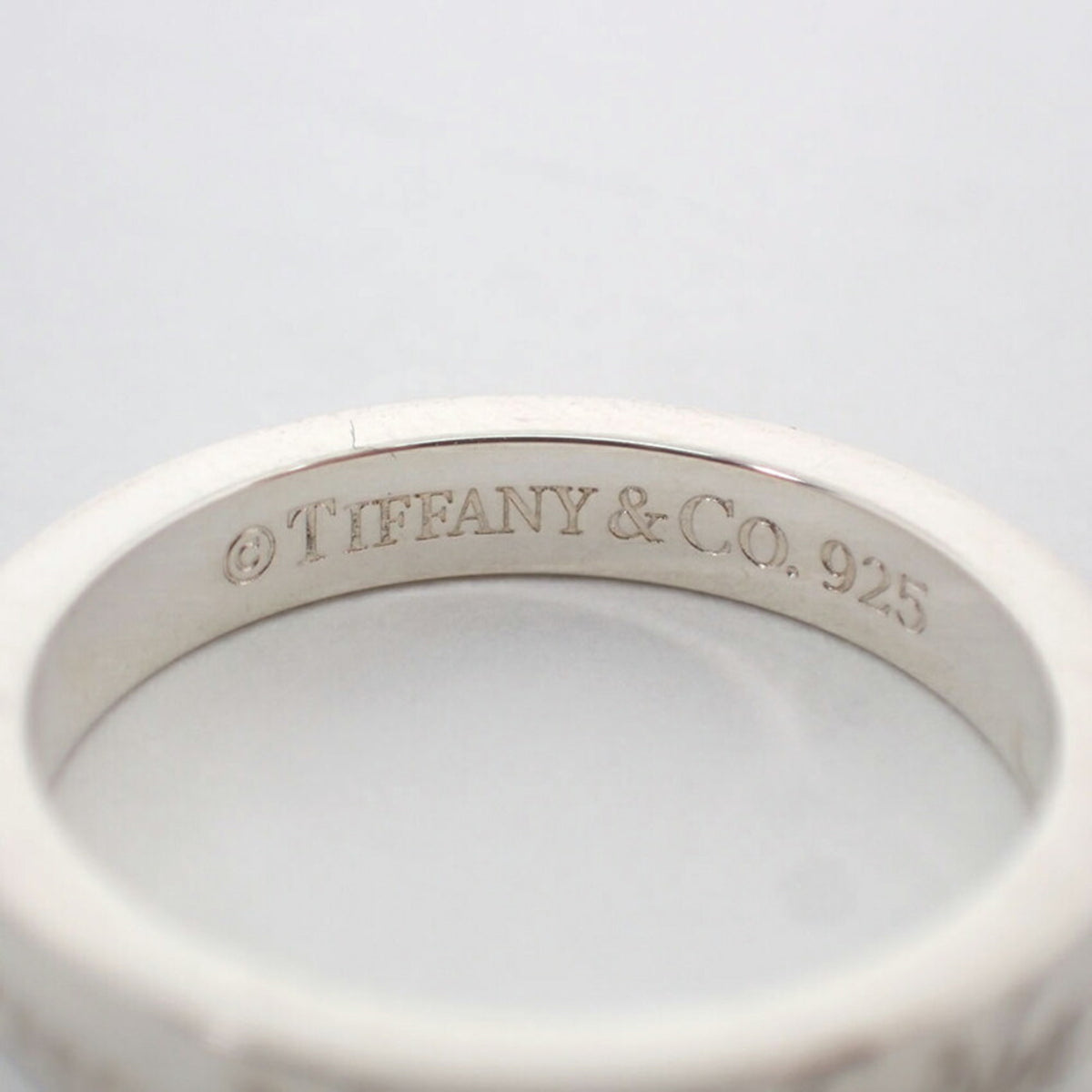 Tiffany Sterling Silver 925 Band Ring (Pre-Owned)