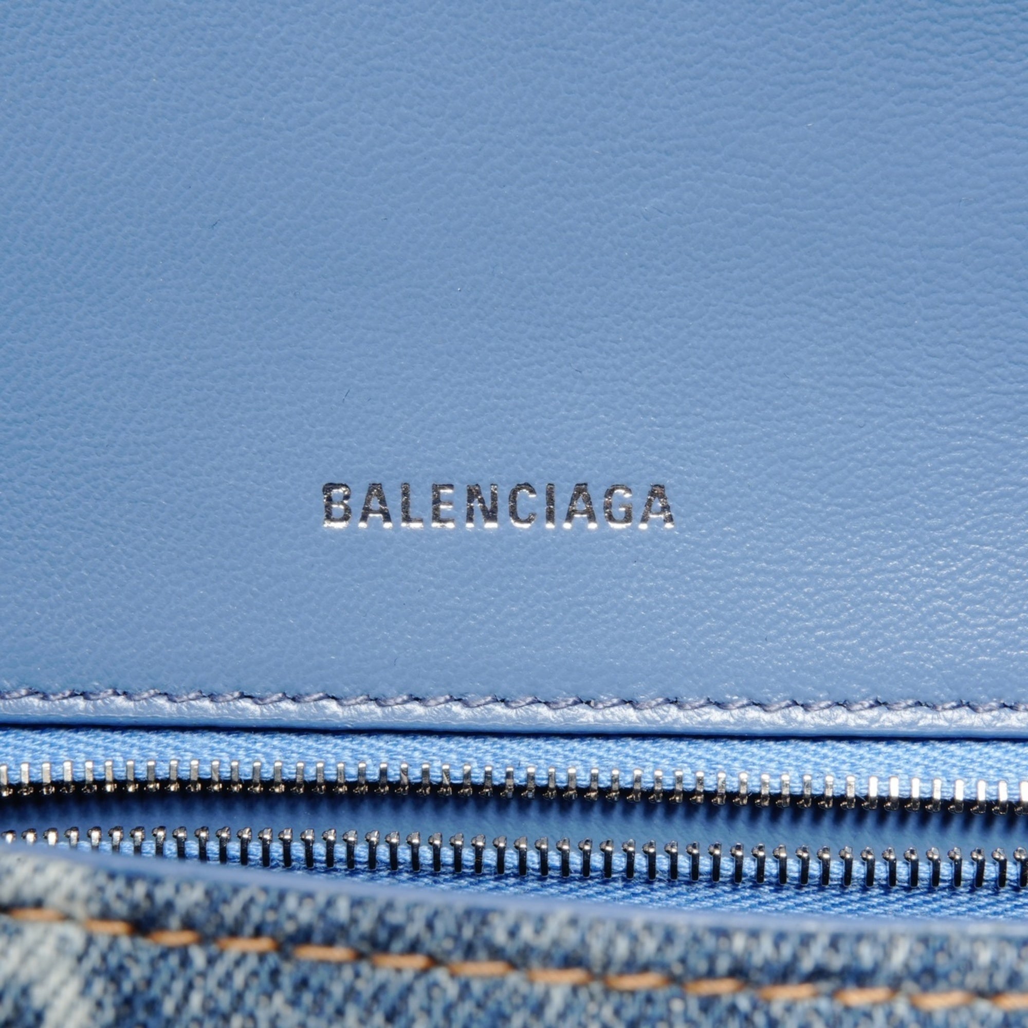 Balenciaga Navy Denim Handbag (Pre-Owned)