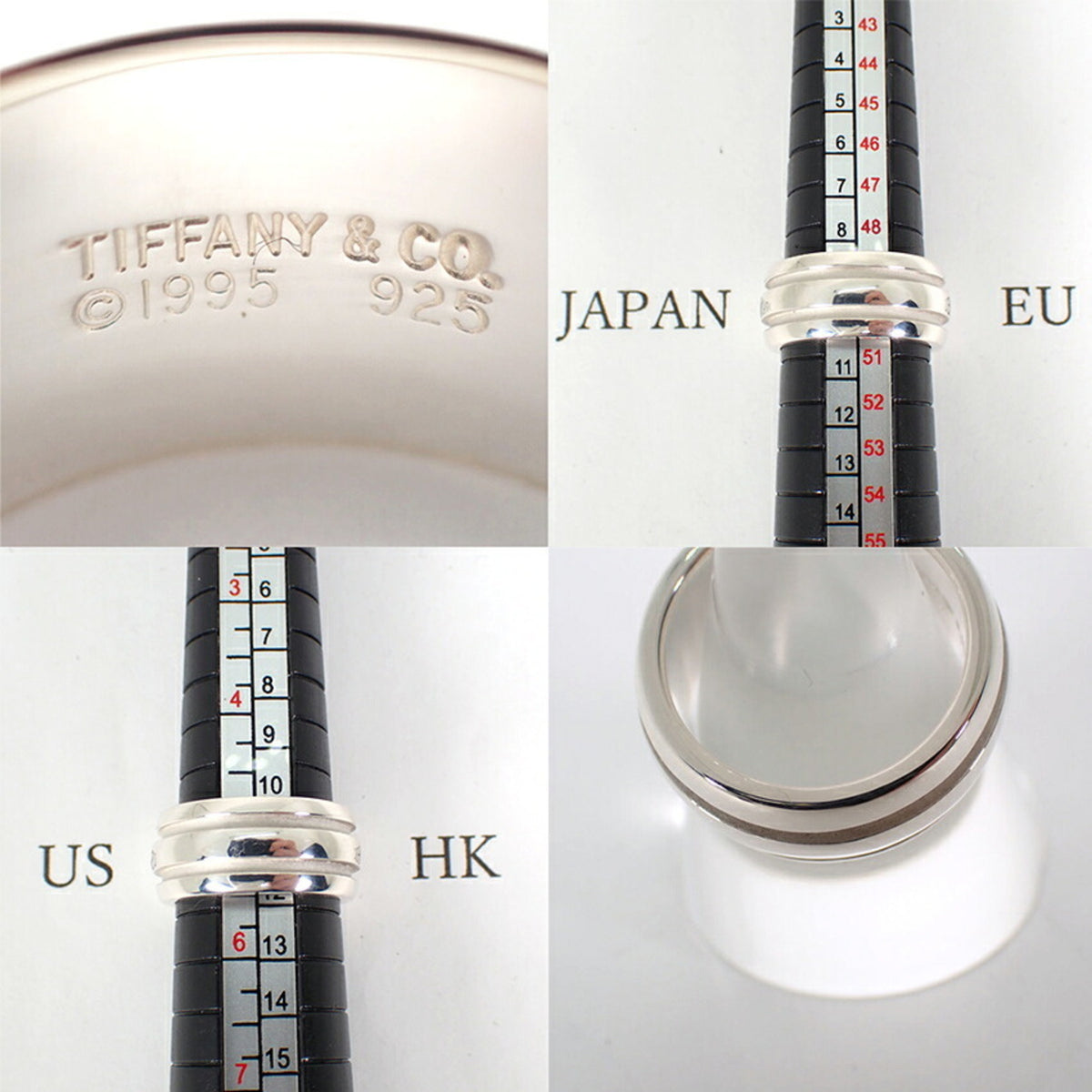 Tiffany Sterling Silver 925 Band Ring (Pre-Owned)