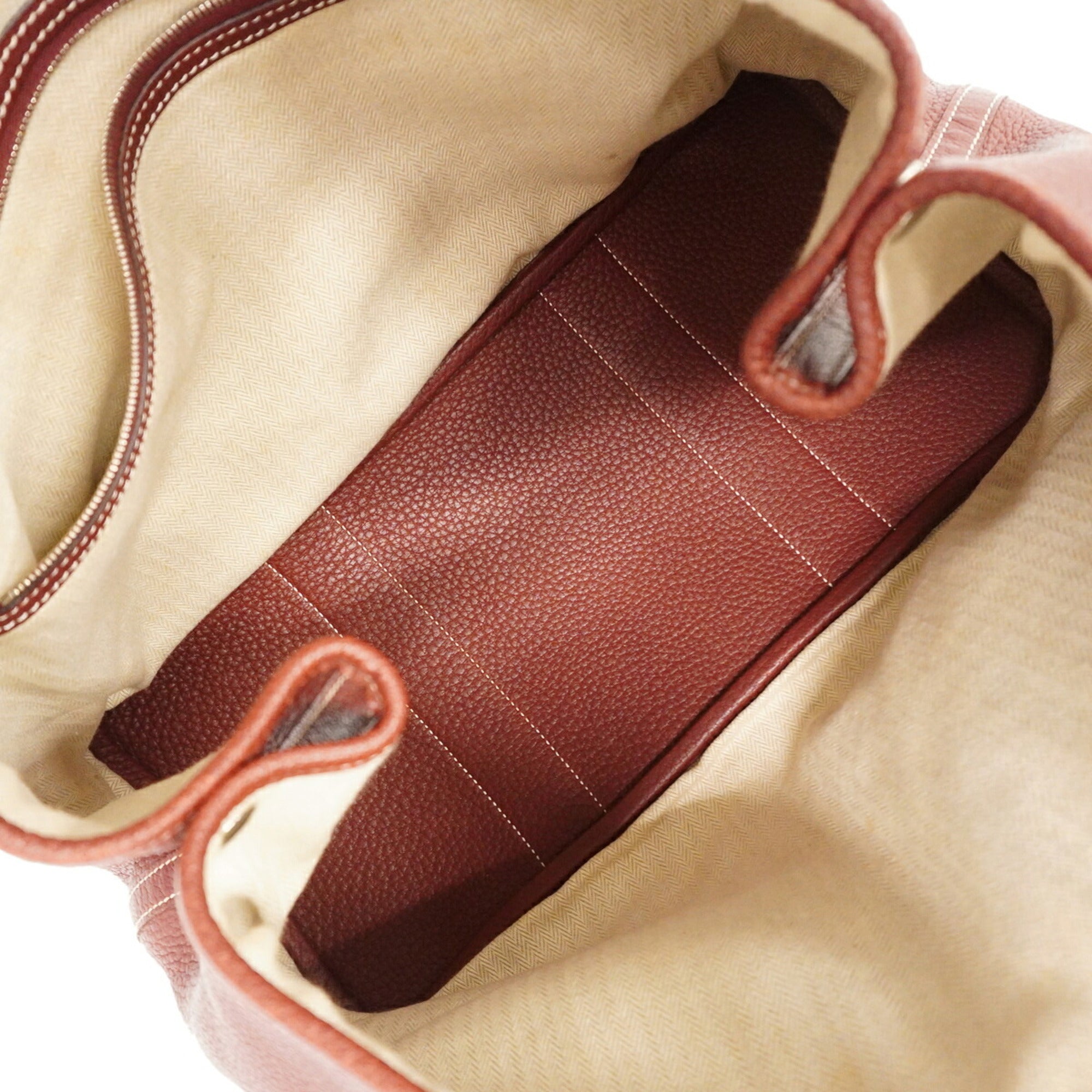 Hermes Rouge H Negonda Leather Tote Bag (Pre-Owned)