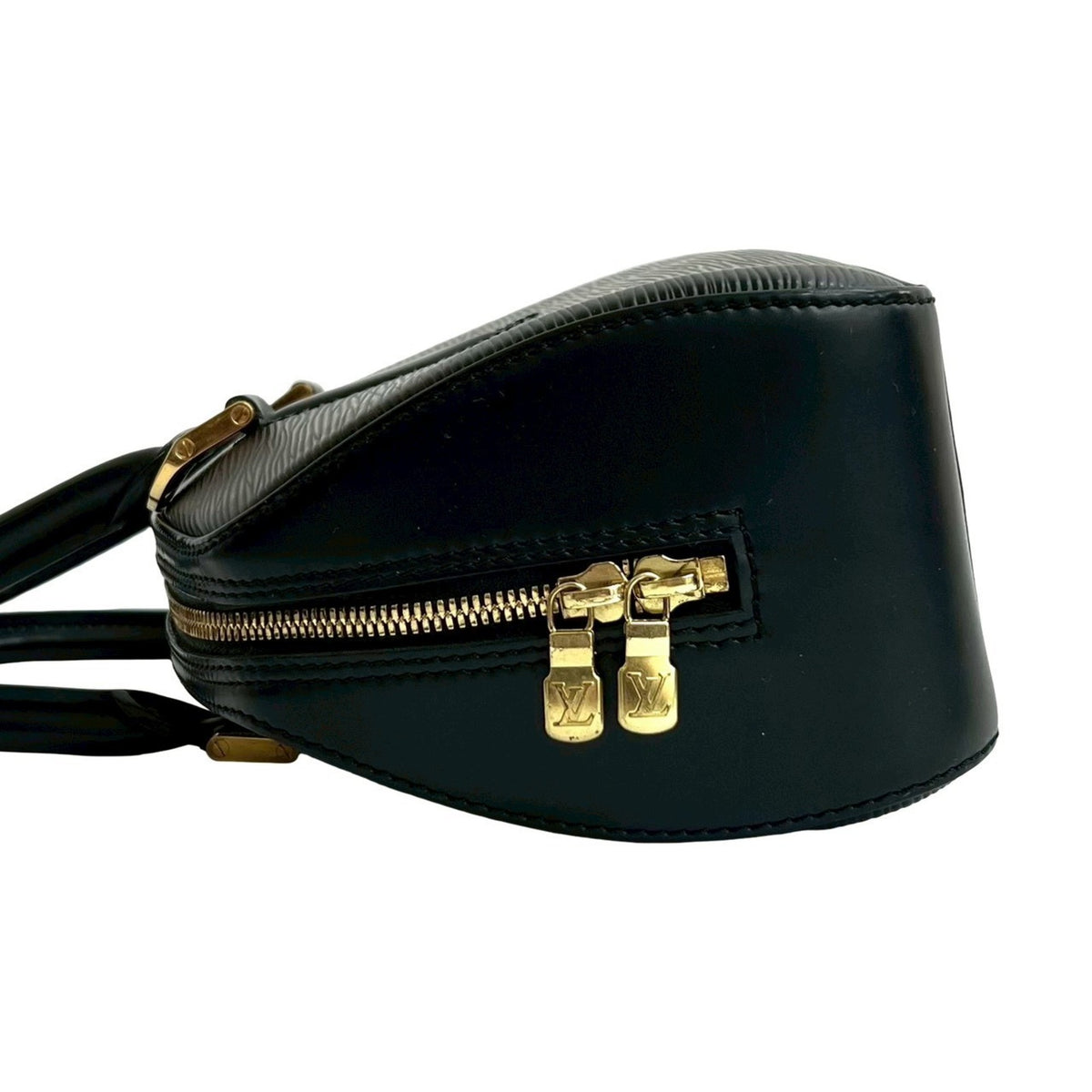 Louis Vuitton Black Epi Leather Boston Bag Handbag (Pre-Owned)