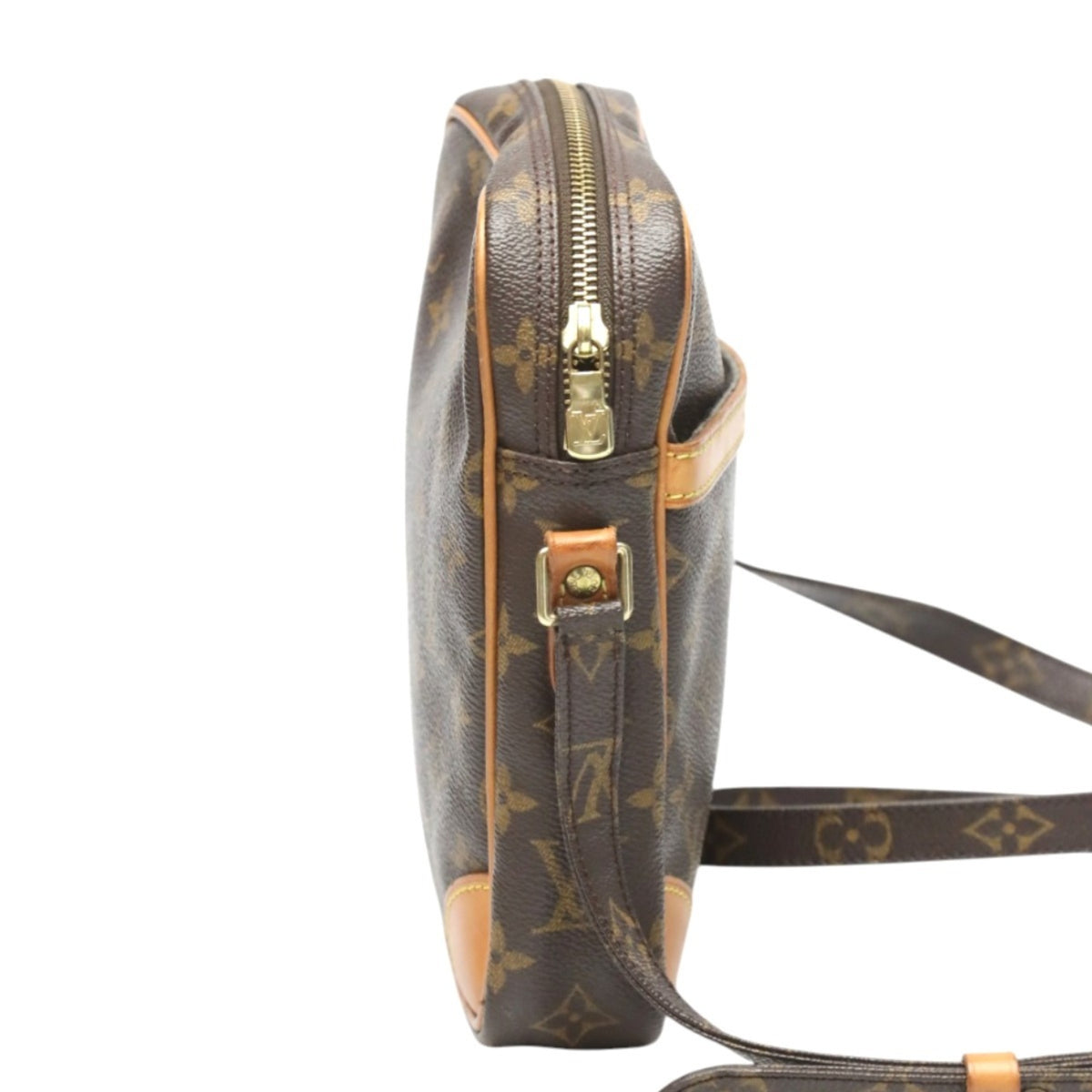 Louis Vuitton Brown Monogram Canvas Shoulder Bag (Pre-Owned)