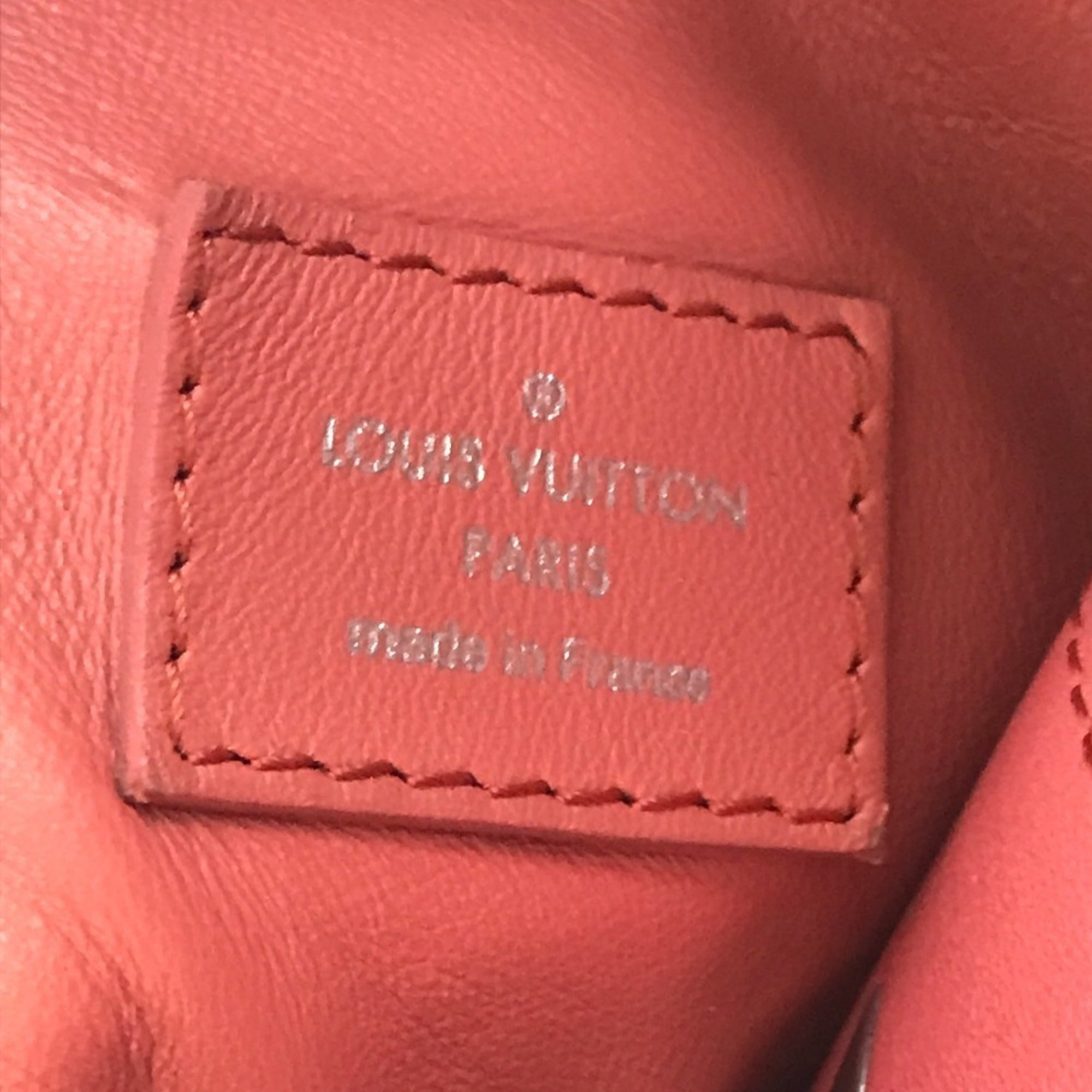 Louis Vuitton Khaki Pink Leather Backpack (Pre-Owned)