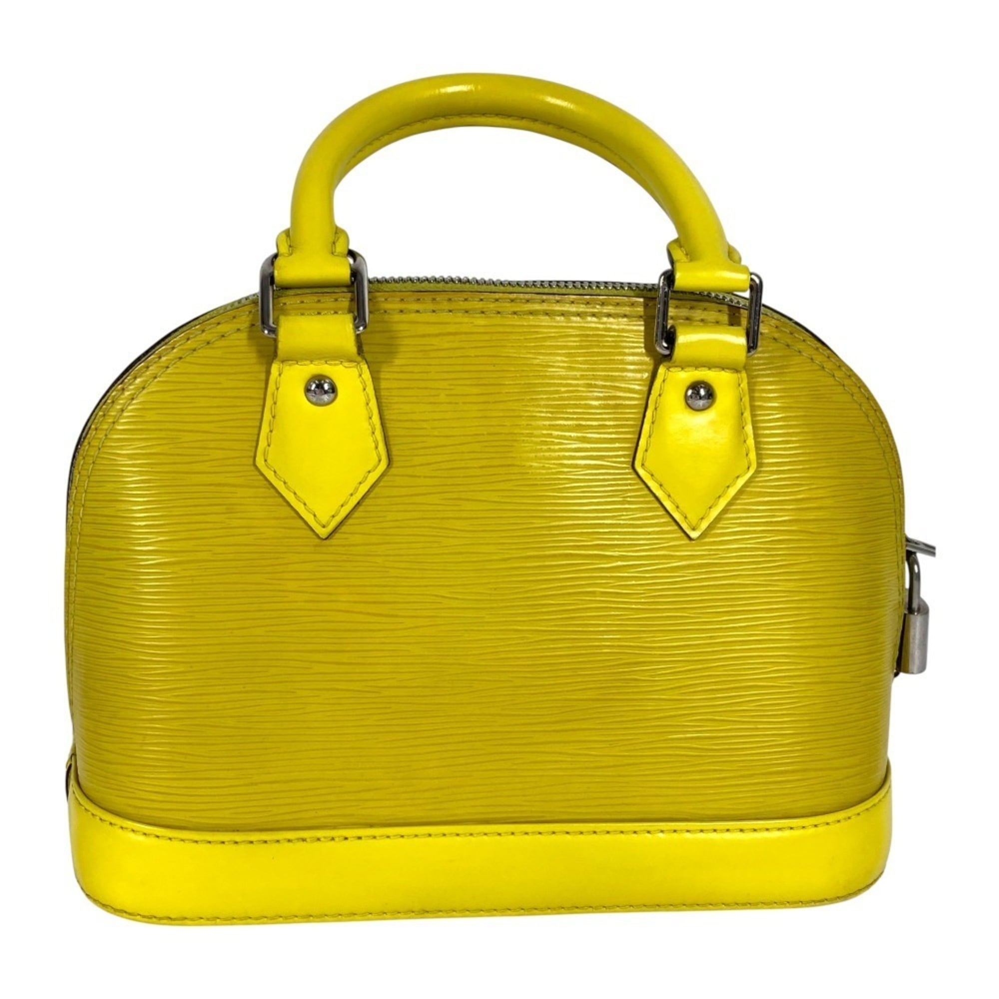 Louis Vuitton Pistache Yellow Epi Leather Handbag Shoulder Bag (Pre-Owned)