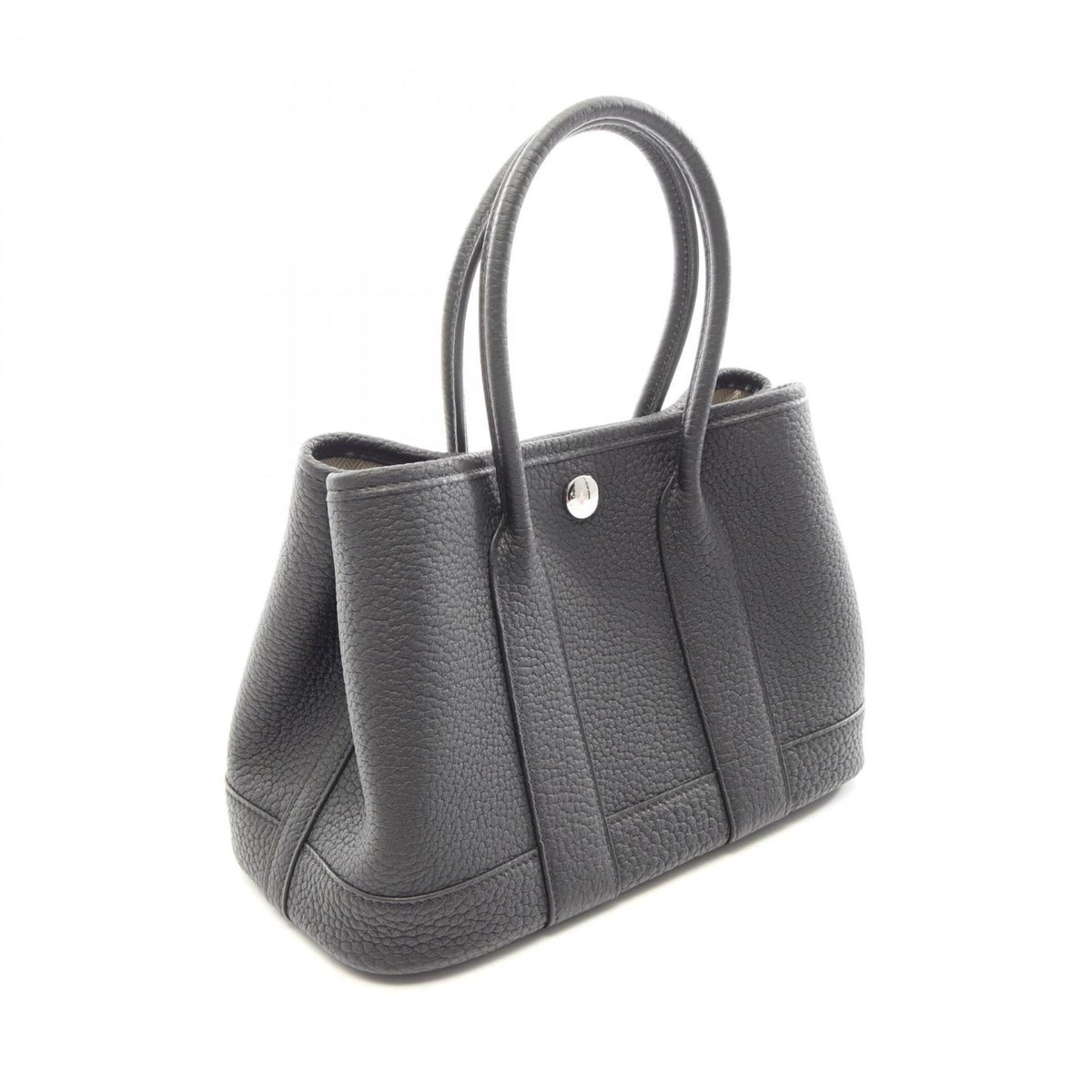 Hermes Black Negonda Leather Leather Handbag (Pre-Owned)