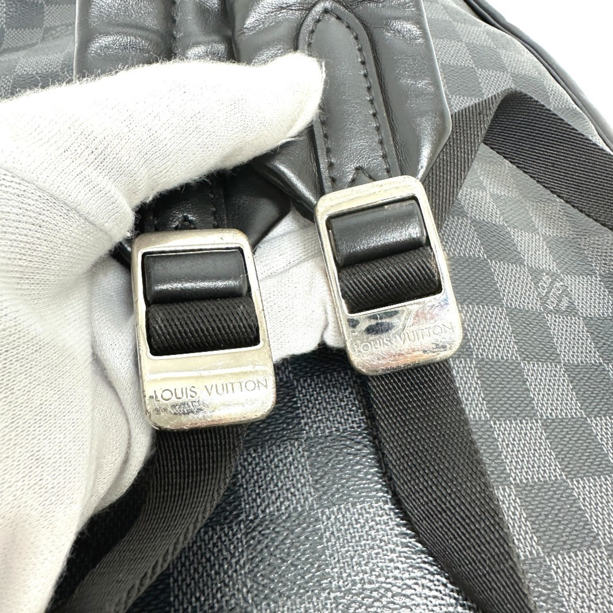 Louis Vuitton Black Damier Graphite Backpack (Pre-Owned)