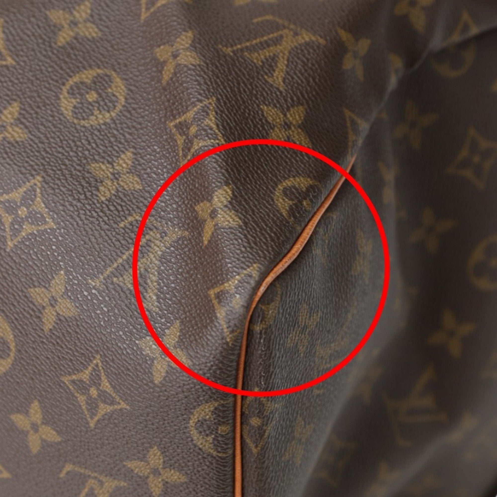 Louis Vuitton Brown Monogram Canvas Boston Bag (Pre-Owned)