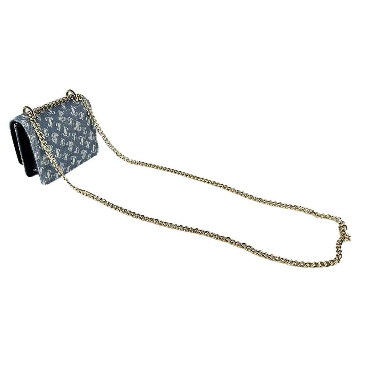 Jimmy Choo Blue Denim Shoulder Bag (Pre-Owned)