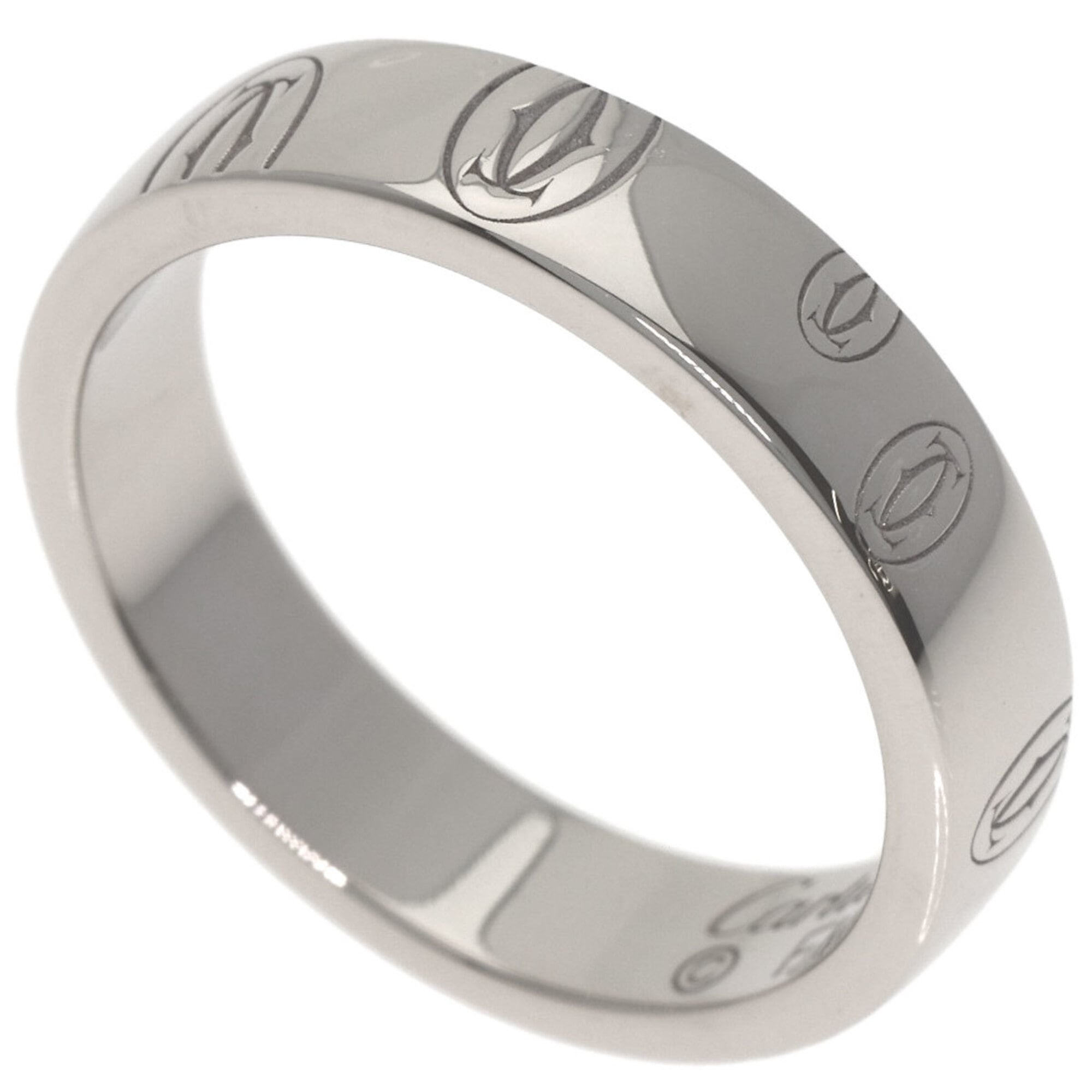 Cartier Happy Birthday White Gold (18K) Band Ring (Pre-Owned)