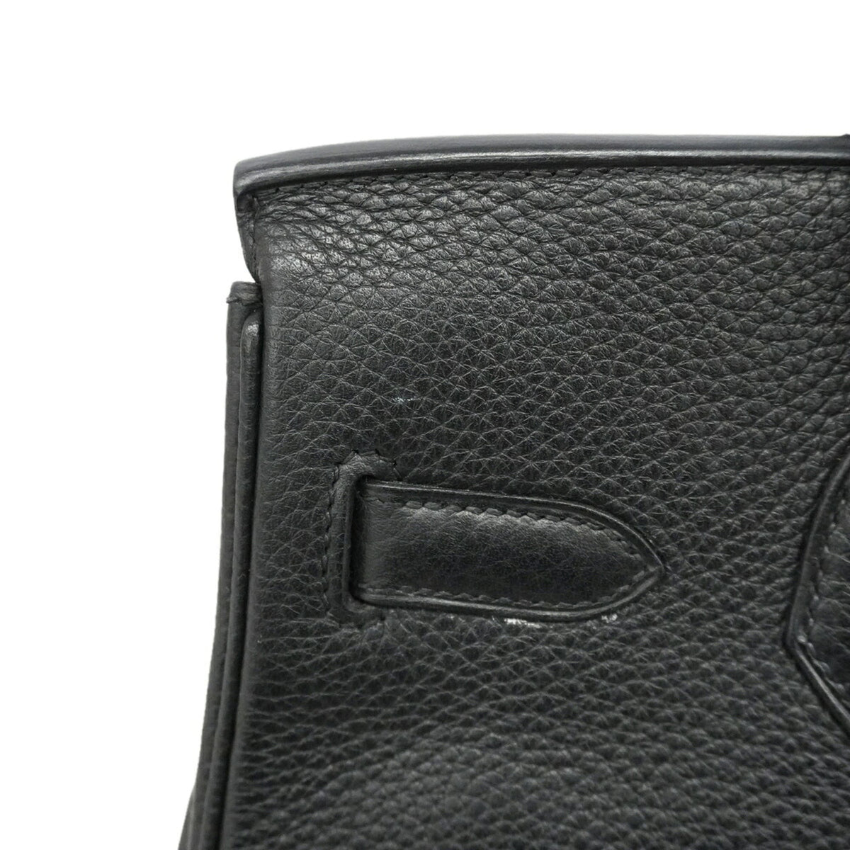 Hermes Black Togo Leather Handbag (Pre-Owned)