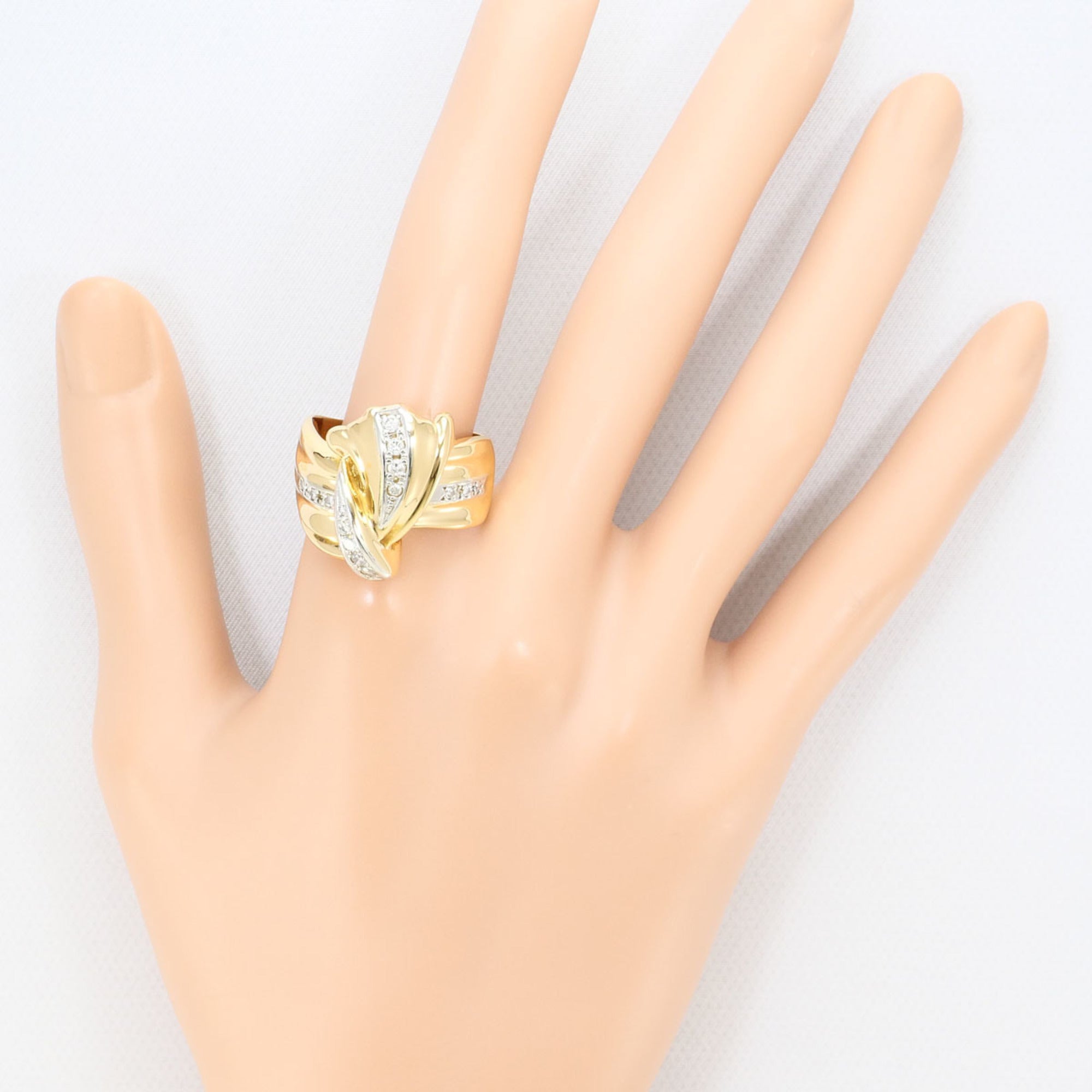 Unbranded Platinum Yellow Gold Yellow Gold (18K) Platinum 900 Band Ring (Pre-Owned)