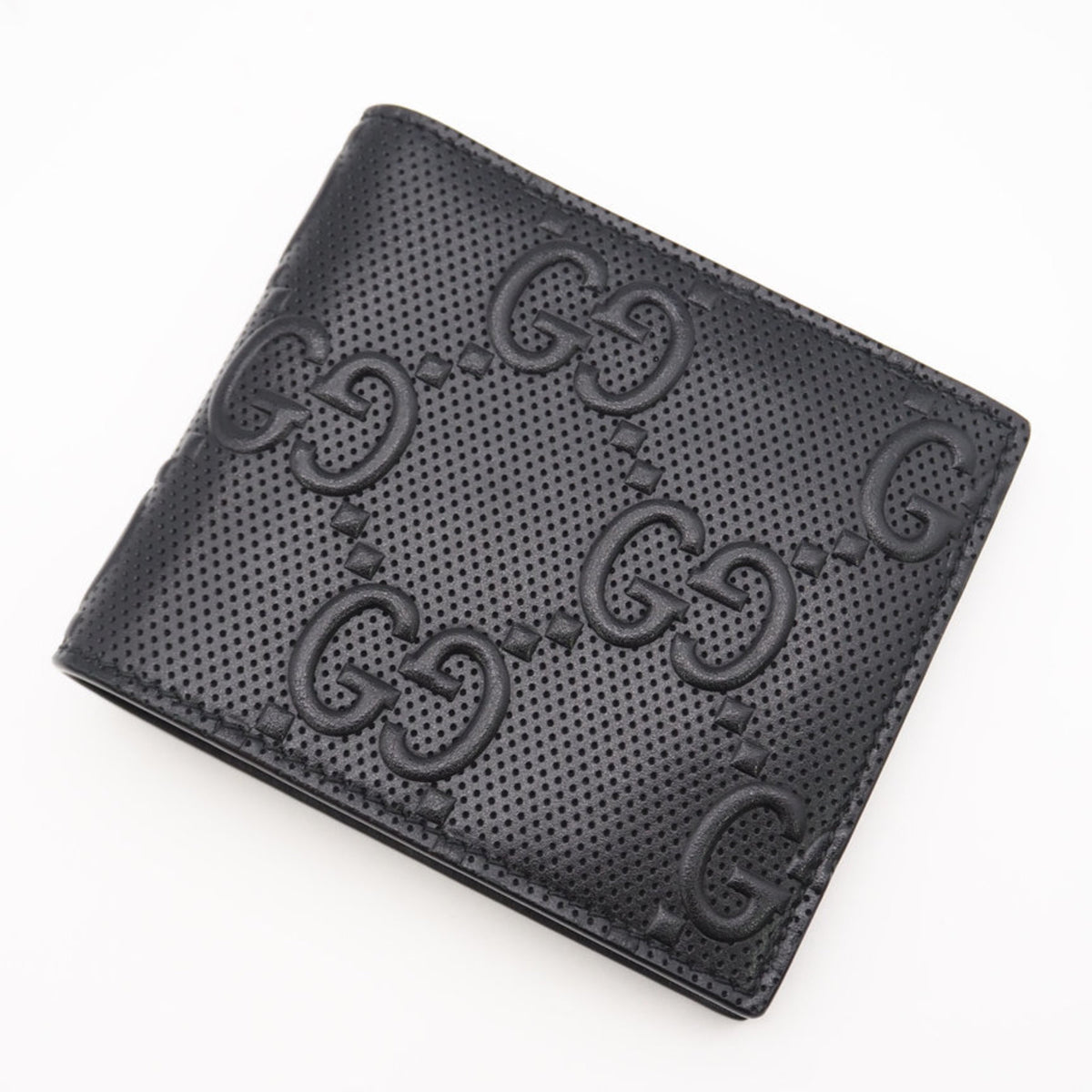 Gucci Black Leather Wallet (Bi-Fold) (Pre-Owned)