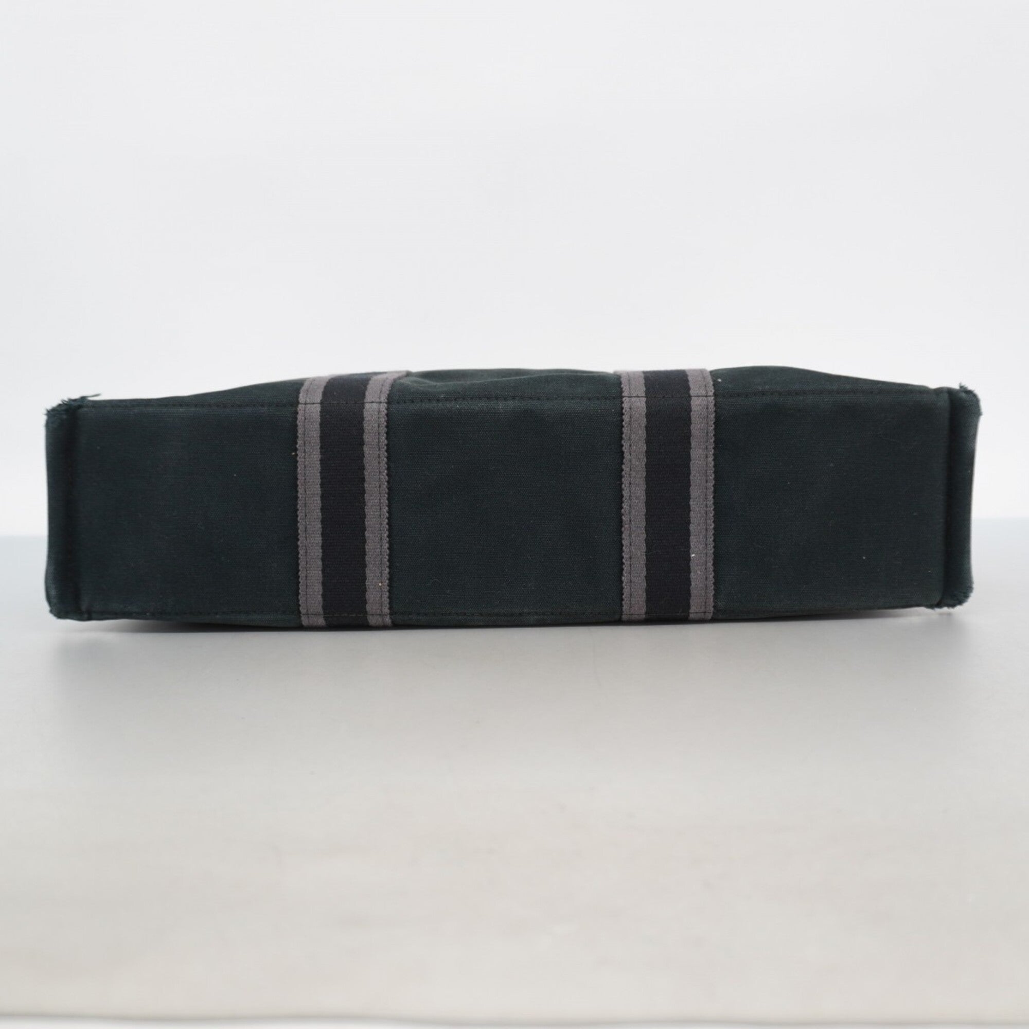 Hermes Black Canvas Tote Bag (Pre-Owned)