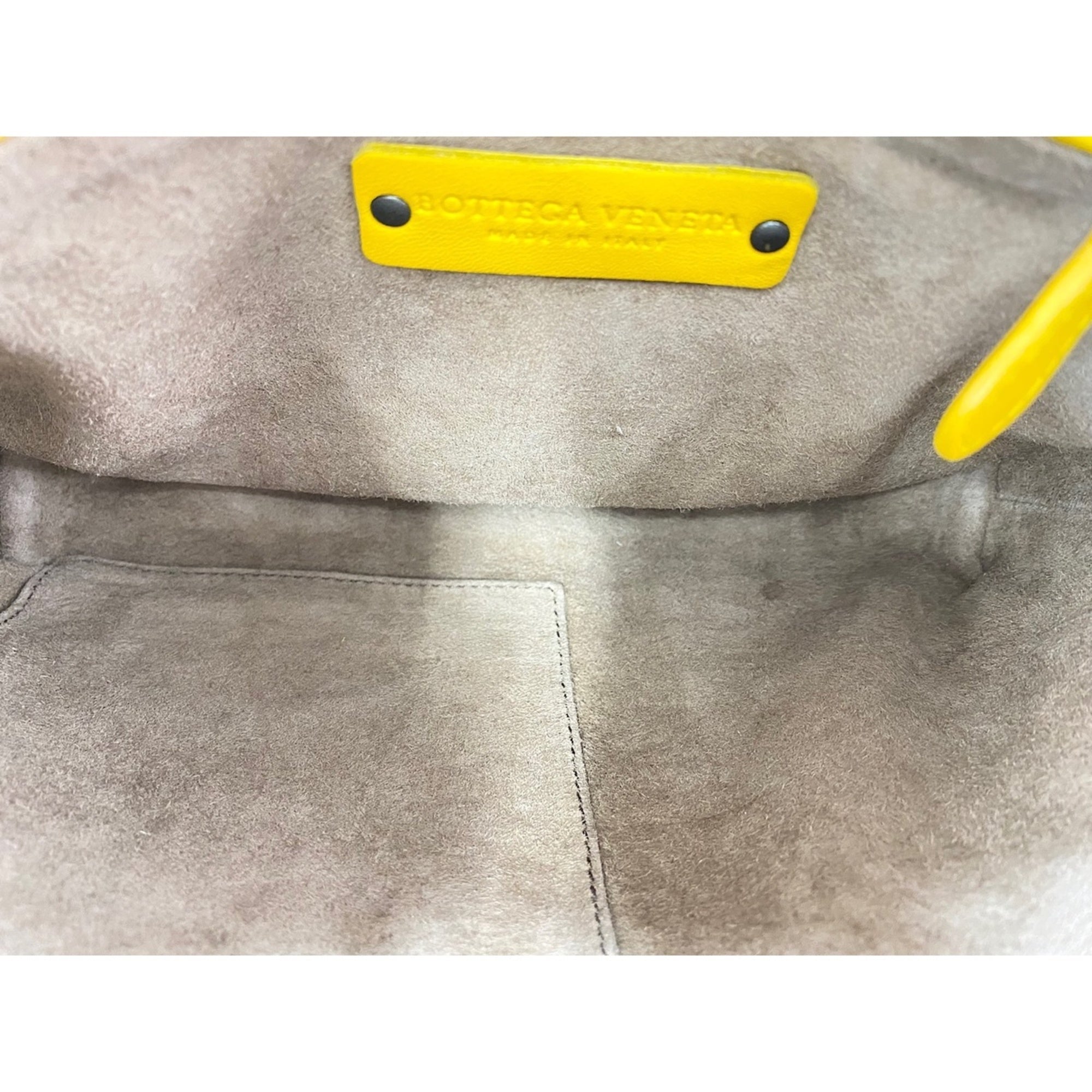 Bottega Veneta Yellow Shoulder Bag (Pre-Owned)