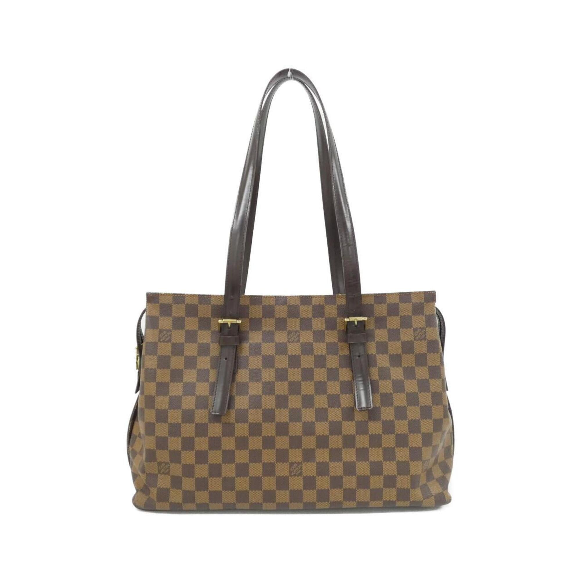 Louis Vuitton Ebene Coated Canvas Shoulder Bag (Pre-Owned)