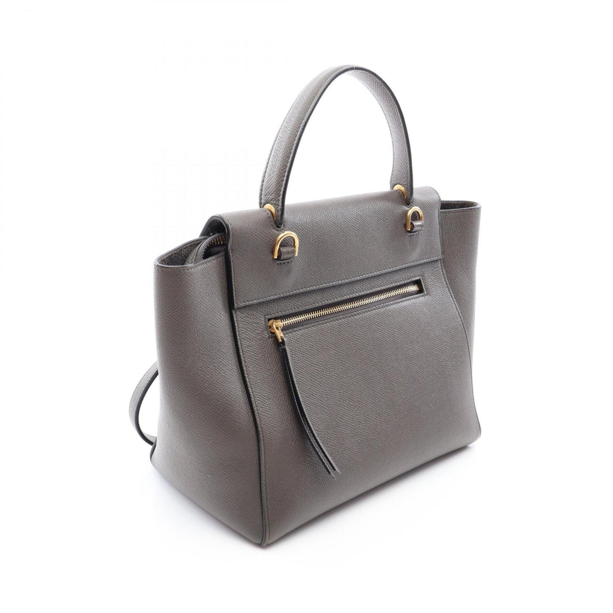 Celine Gray Leather Handbag (Pre-Owned)