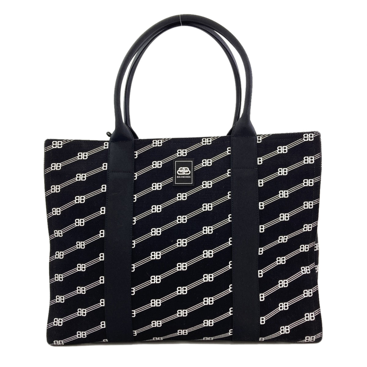 Balenciaga Black Canvas Tote Bag (Pre-Owned)