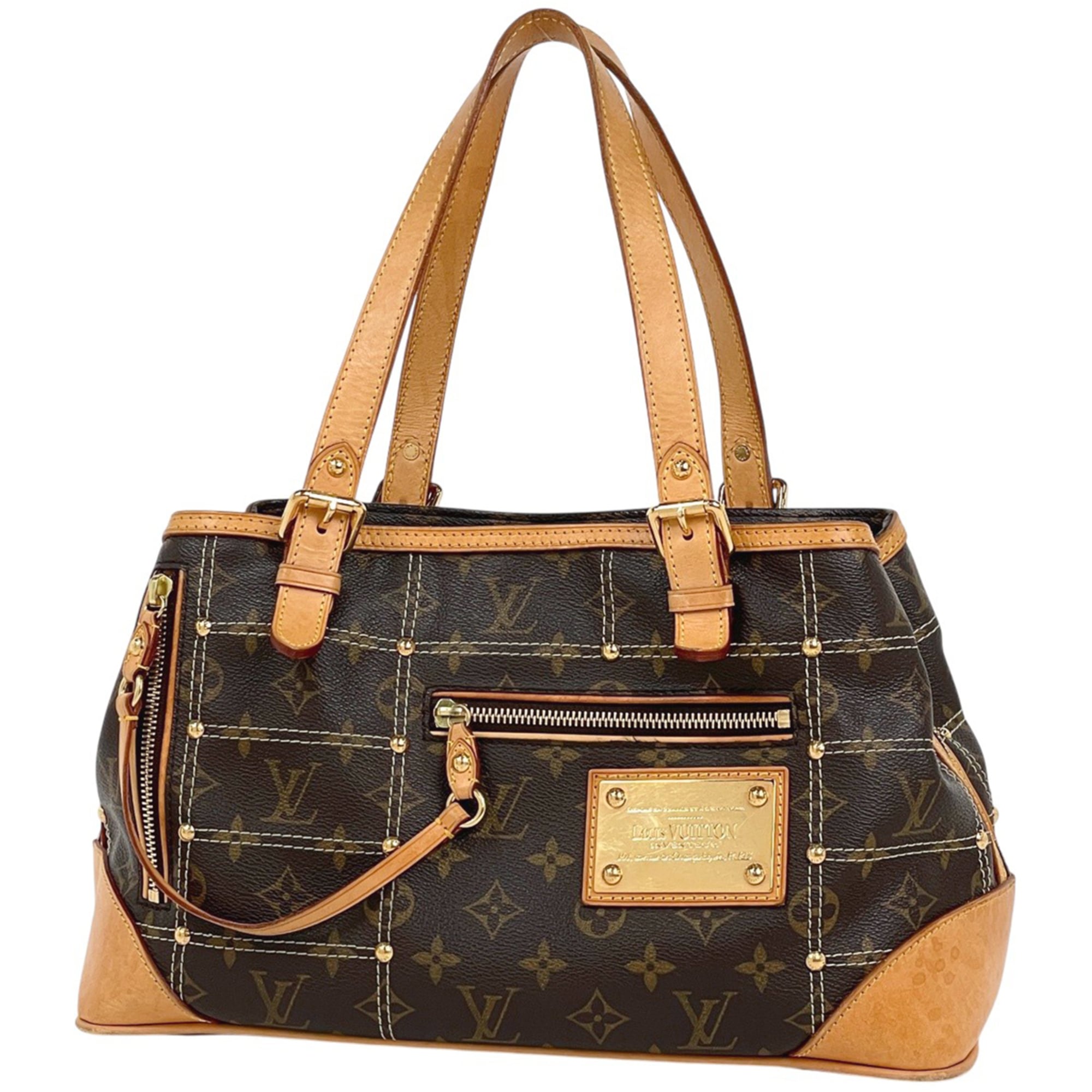 Louis Vuitton Brown Monogram Handbag Shoulder Bag (Pre-Owned)