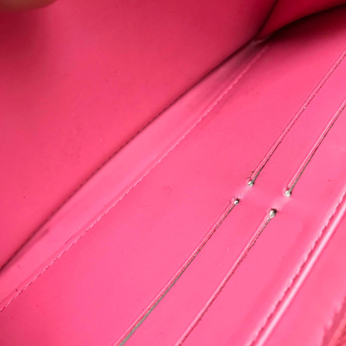 Louis Vuitton Pink Leather Long Wallet (Bi-Fold) (Pre-Owned)