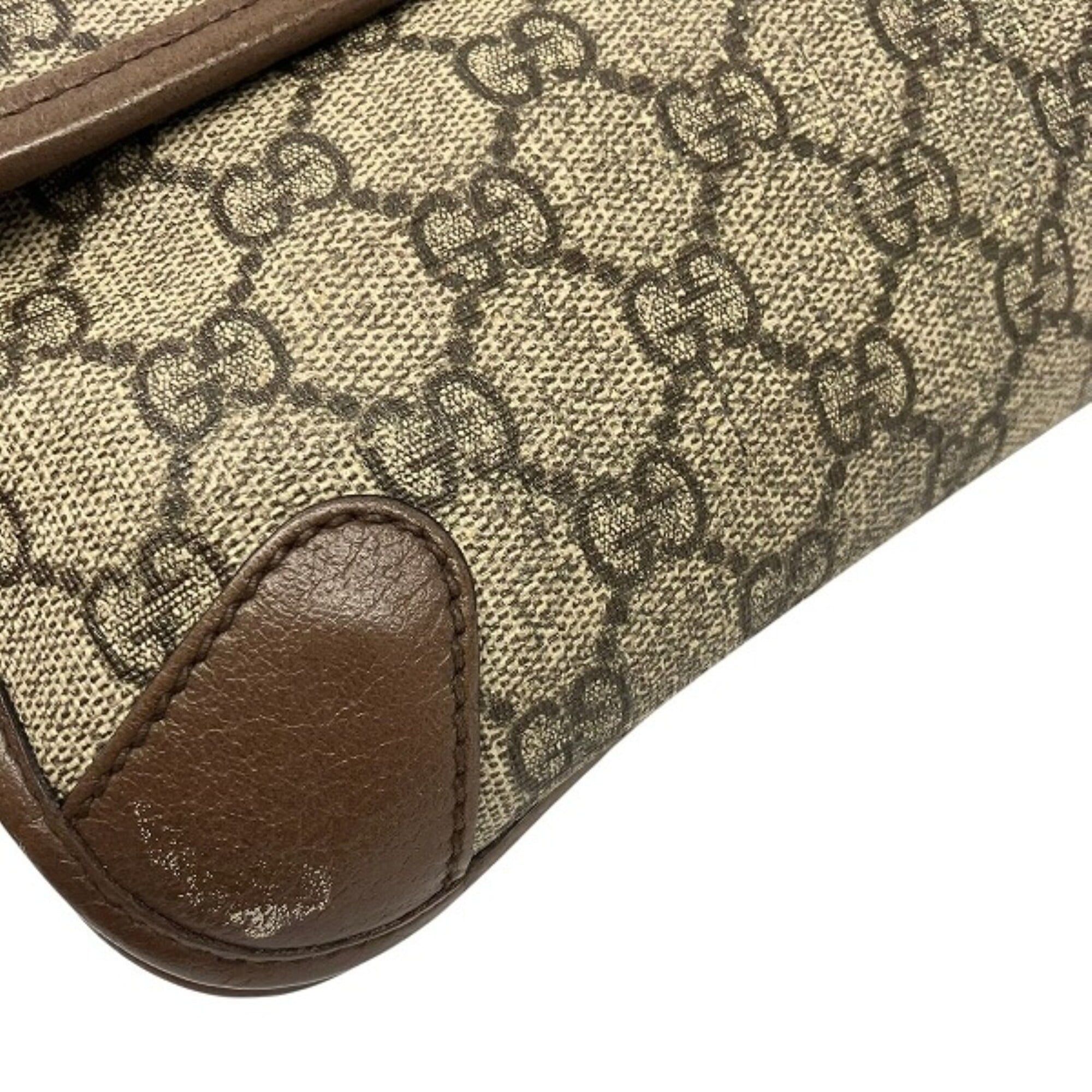 Gucci Beige Gg Supreme Messenger Bag Shoulder Bag (Pre-Owned)