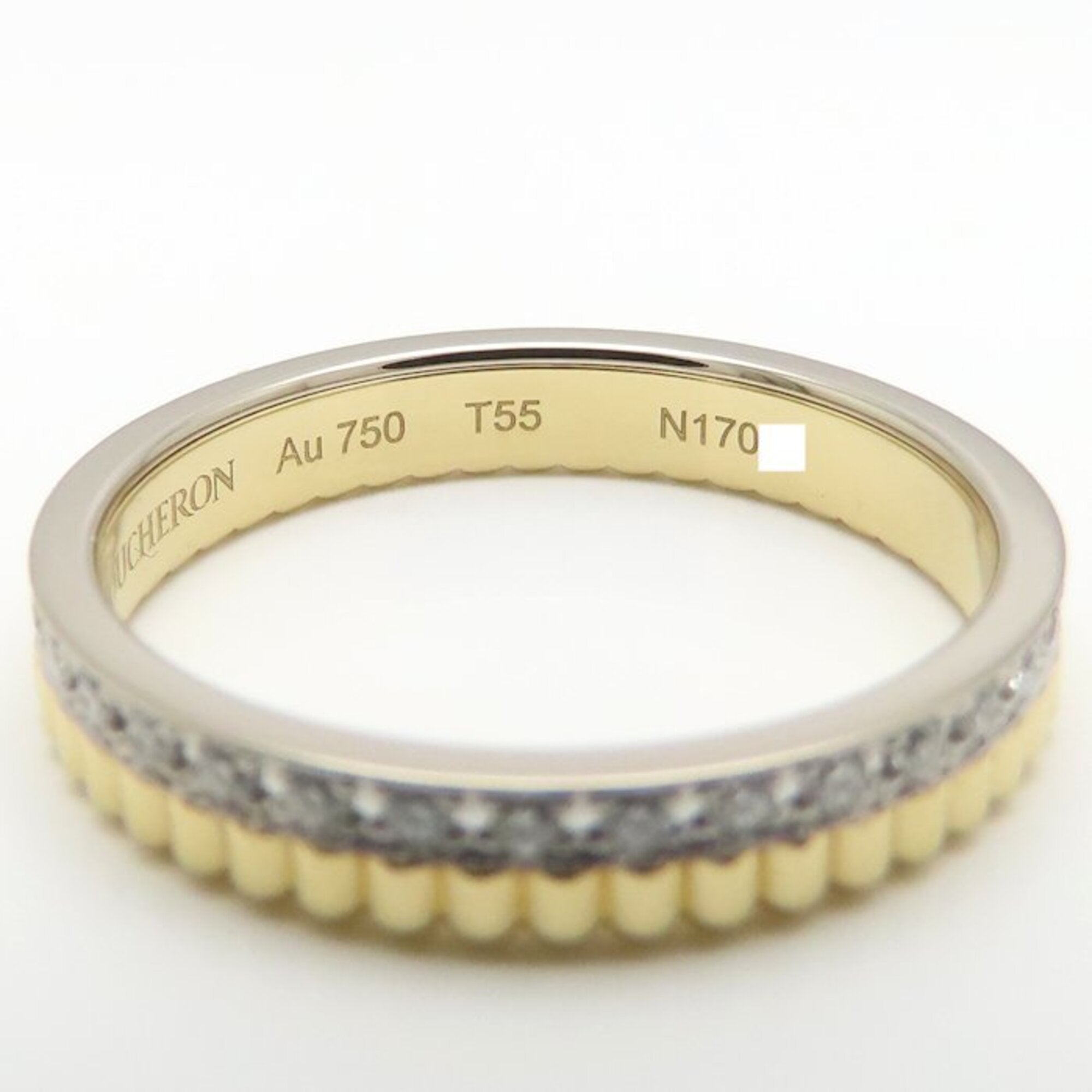 Boucheron Yellow Gold (18K) Pink Gold (18K) Band Ring (Pre-Owned)