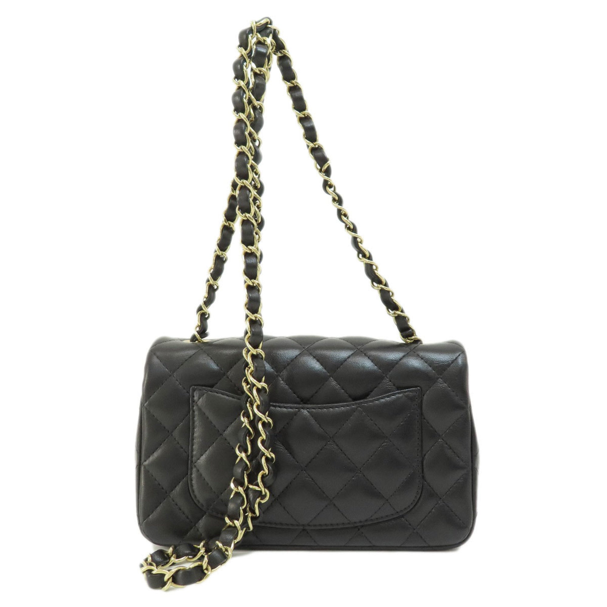 Chanel Black Leather Shoulder Bag (Pre-Owned)