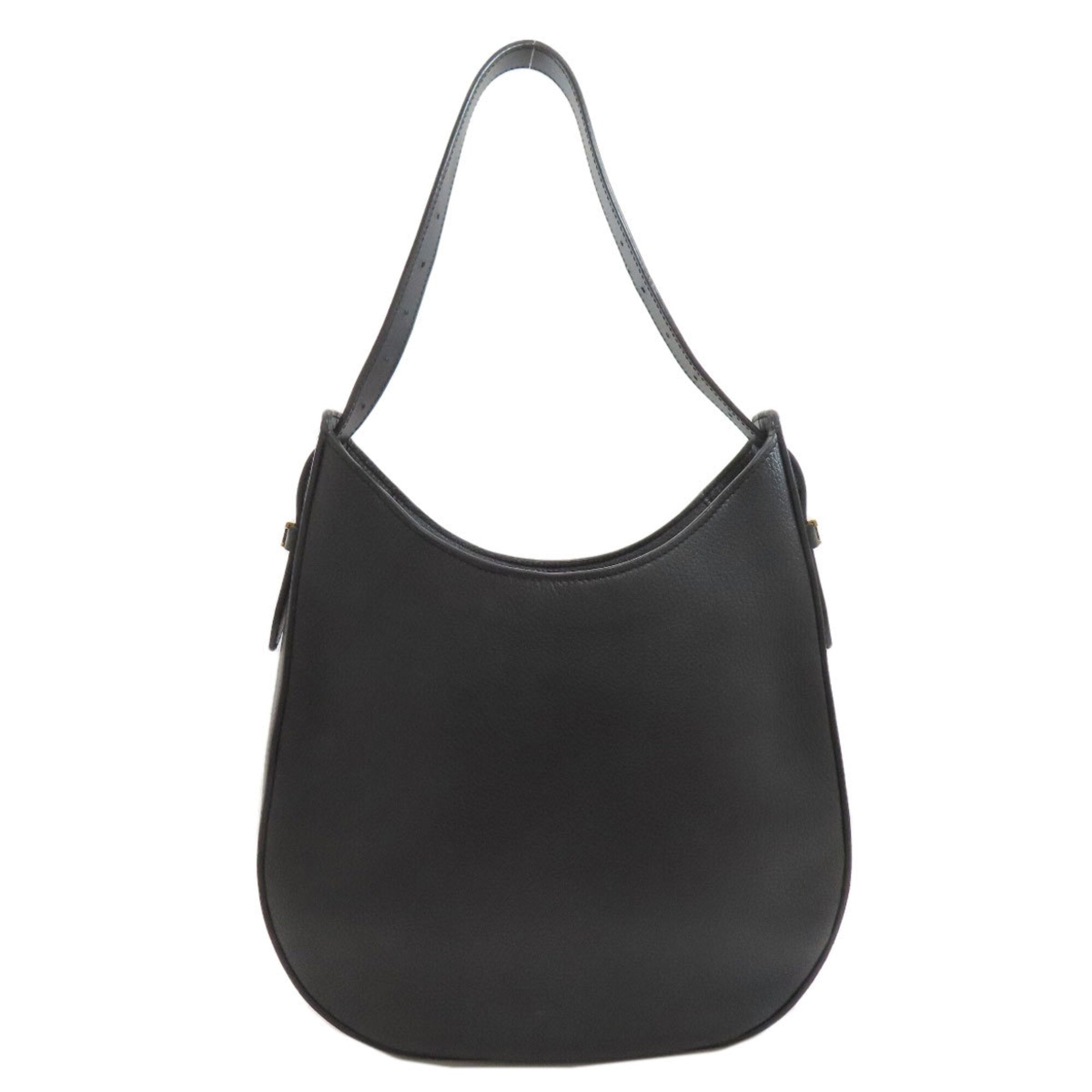 Tod's Black Leather Shoulder Bag (Pre-Owned)