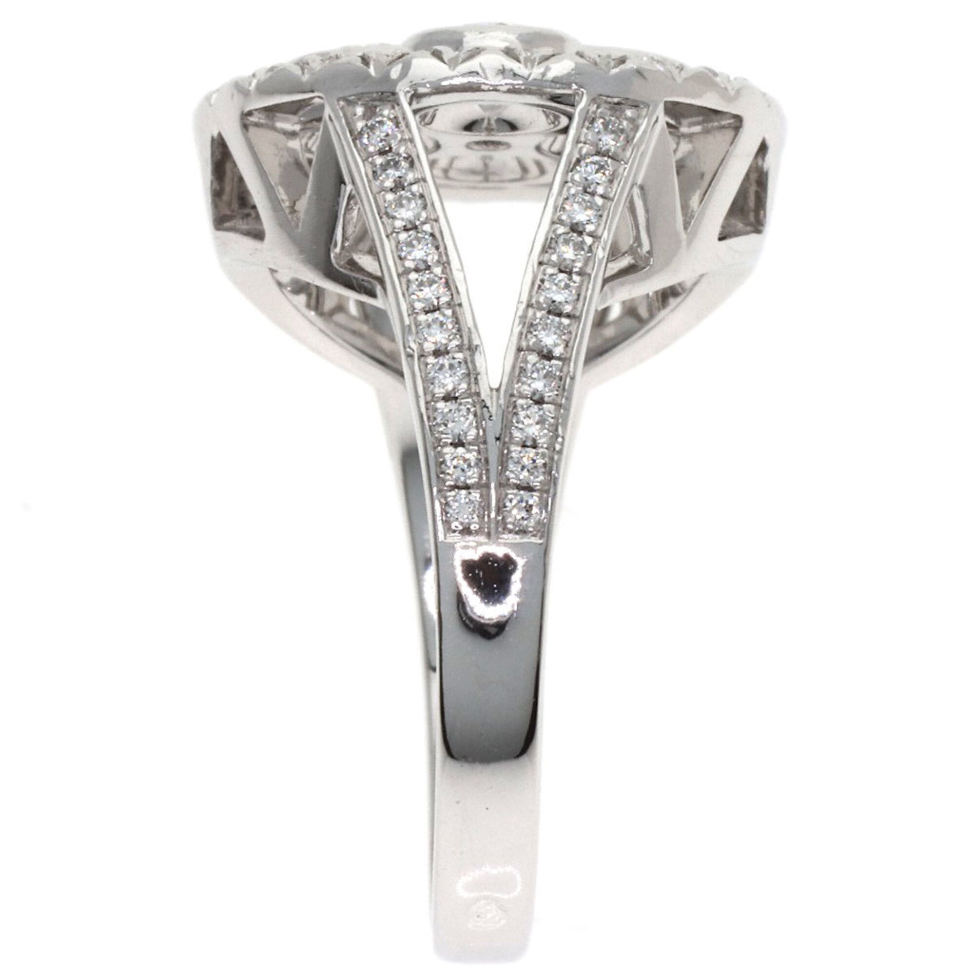Louis Vuitton White Gold (18K) Band Ring (Pre-Owned)