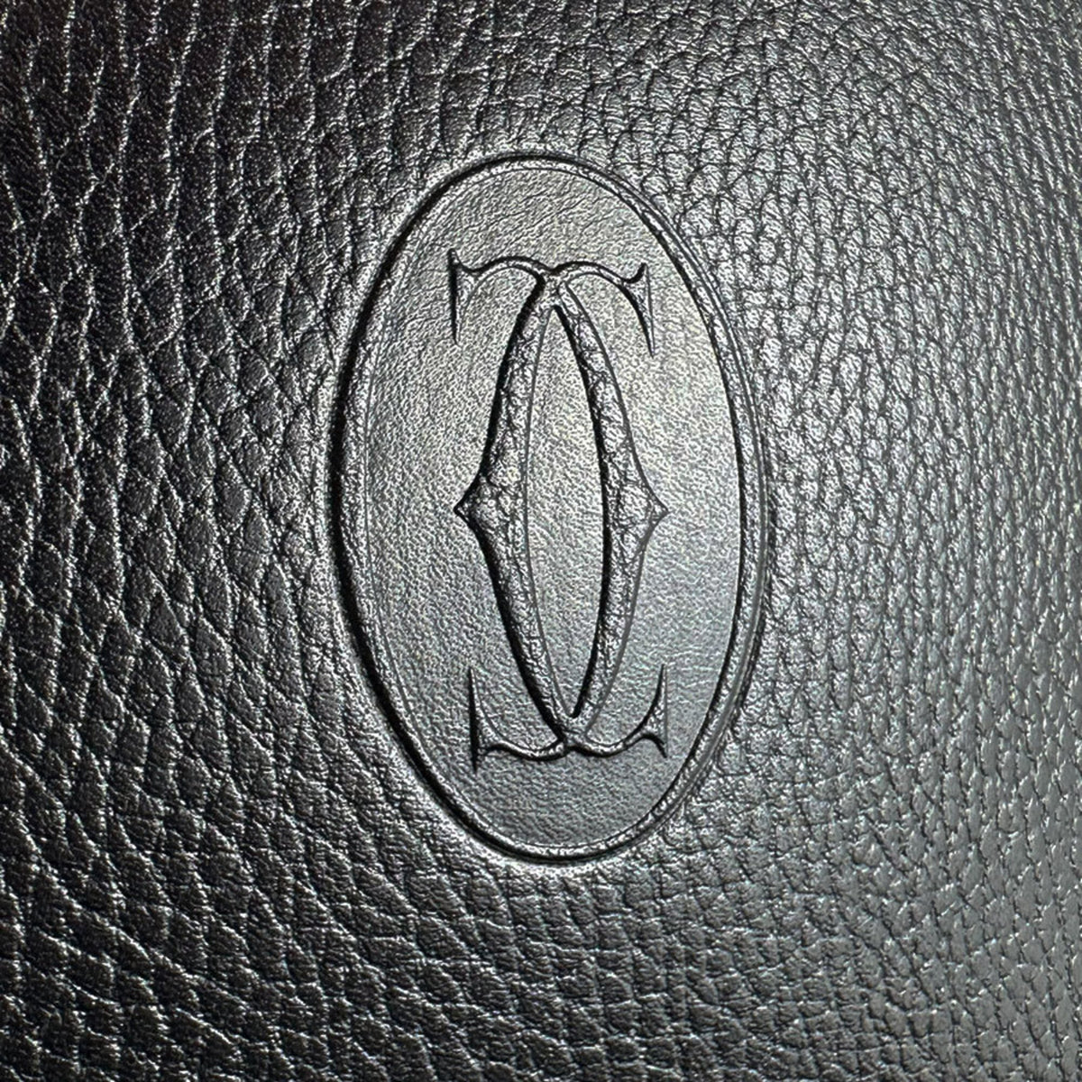 Cartier Black Leather Shoulder Bag (Pre-Owned)