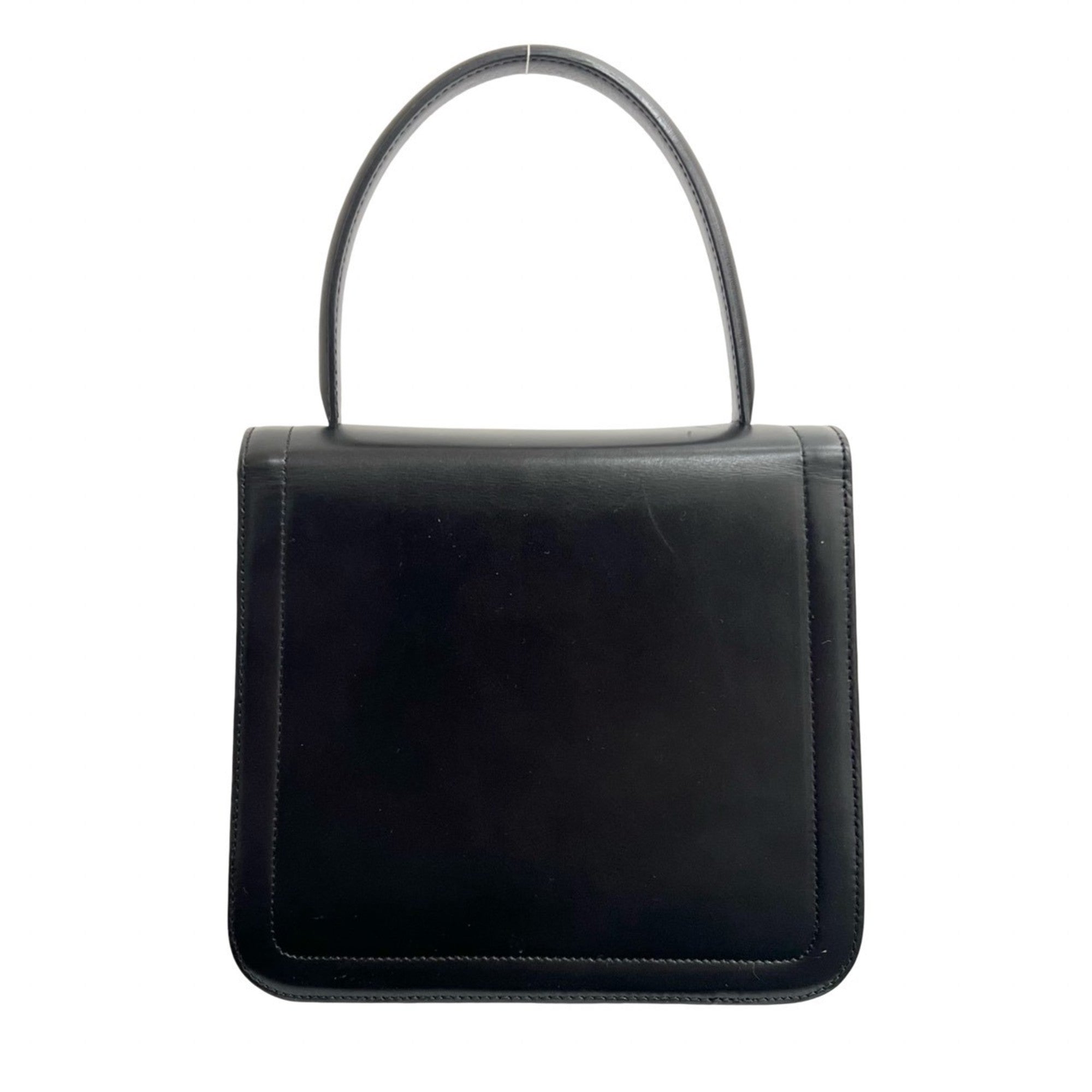 Celine Black Leather Handbag Tote Bag (Pre-Owned)