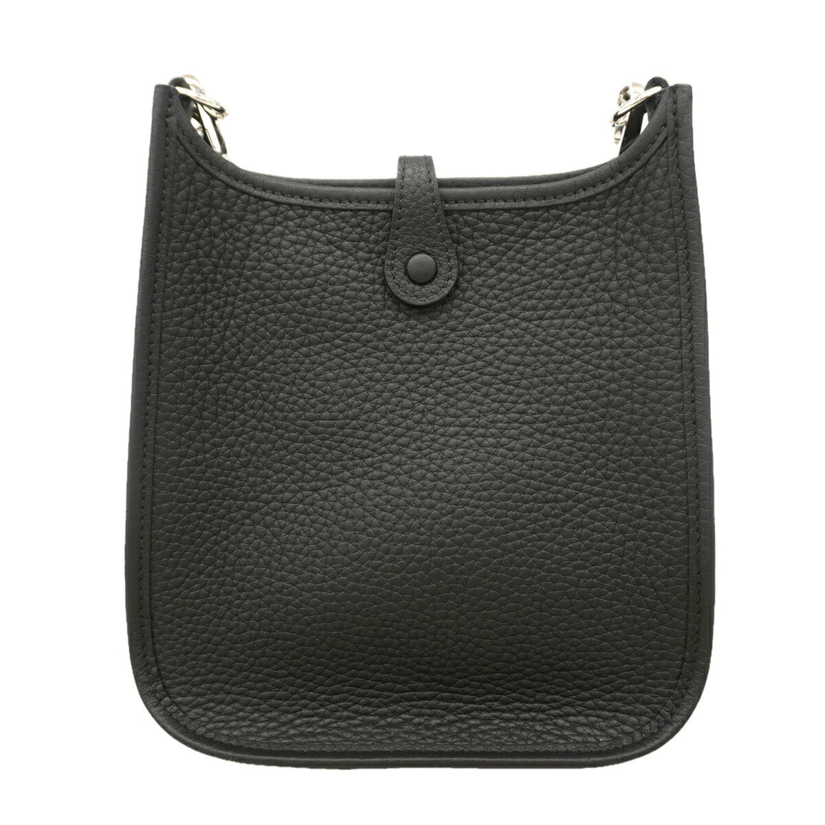 Hermes Black Taurillon Clemence Leather Shoulder Bag (Pre-Owned)
