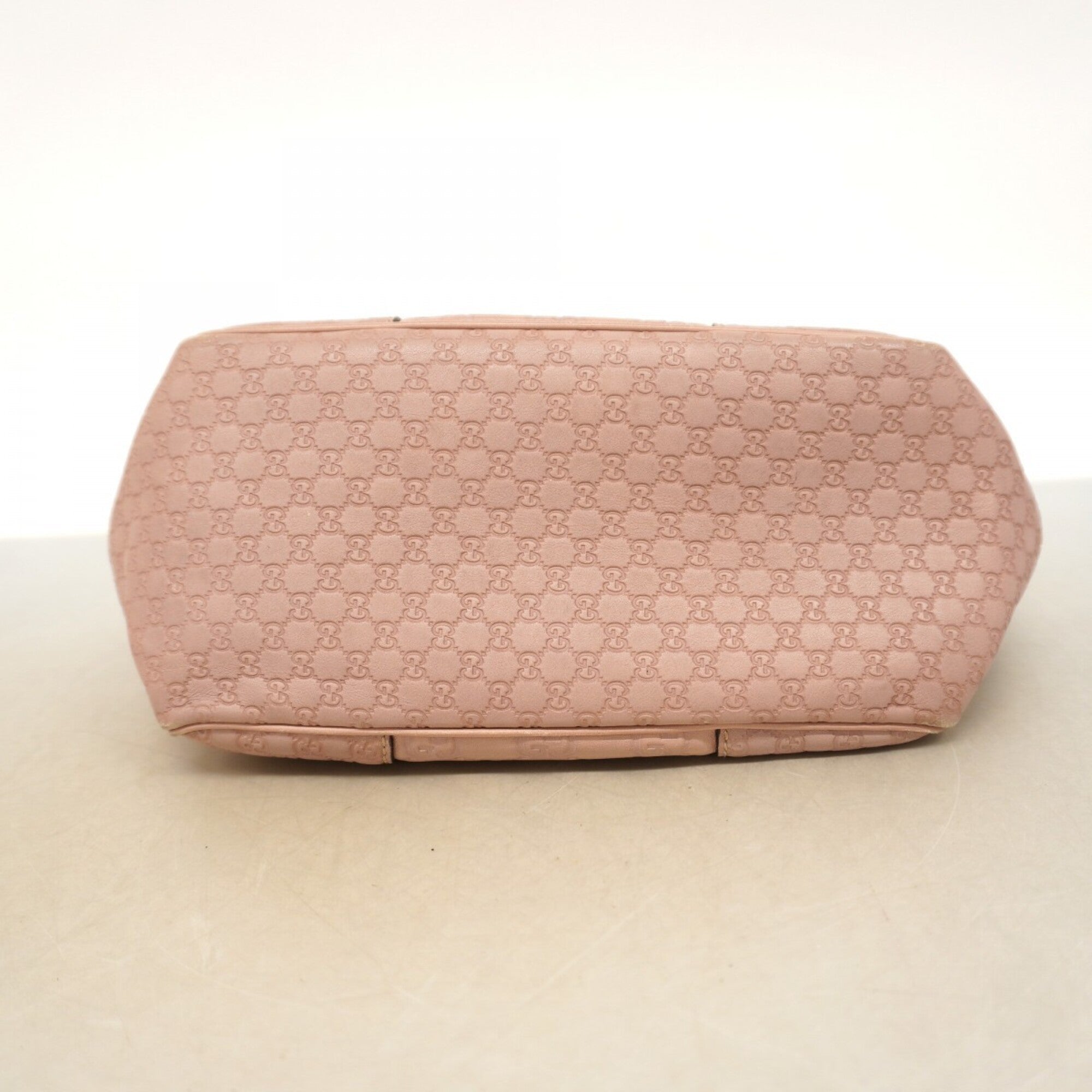 Gucci Pink Leather Tote Bag (Pre-Owned)