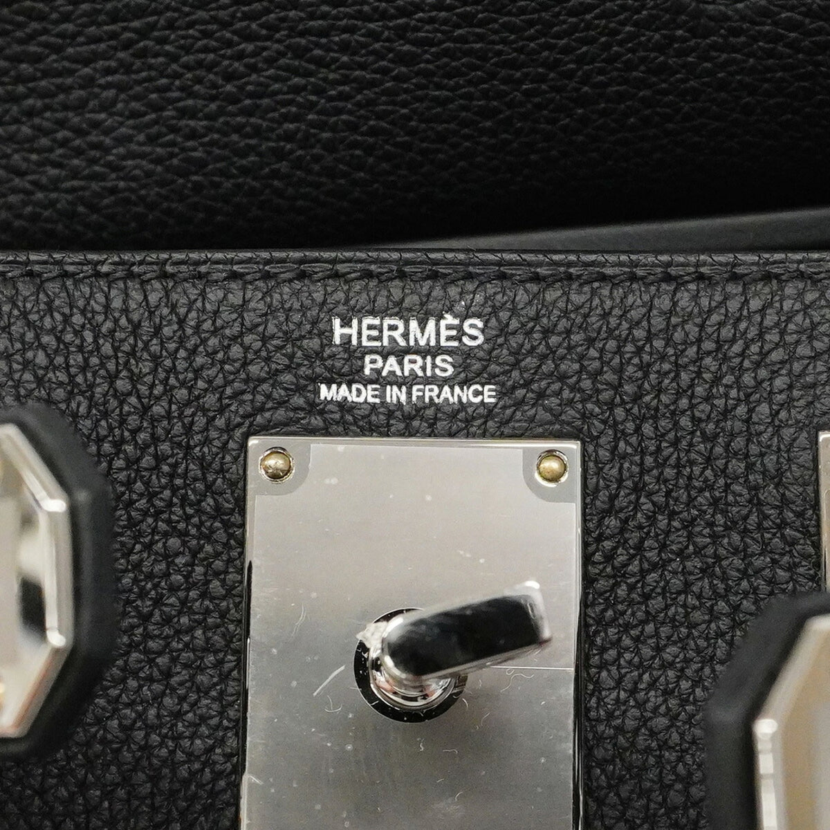 Hermes Black Togo Leather Shoulder Bag (Pre-Owned)