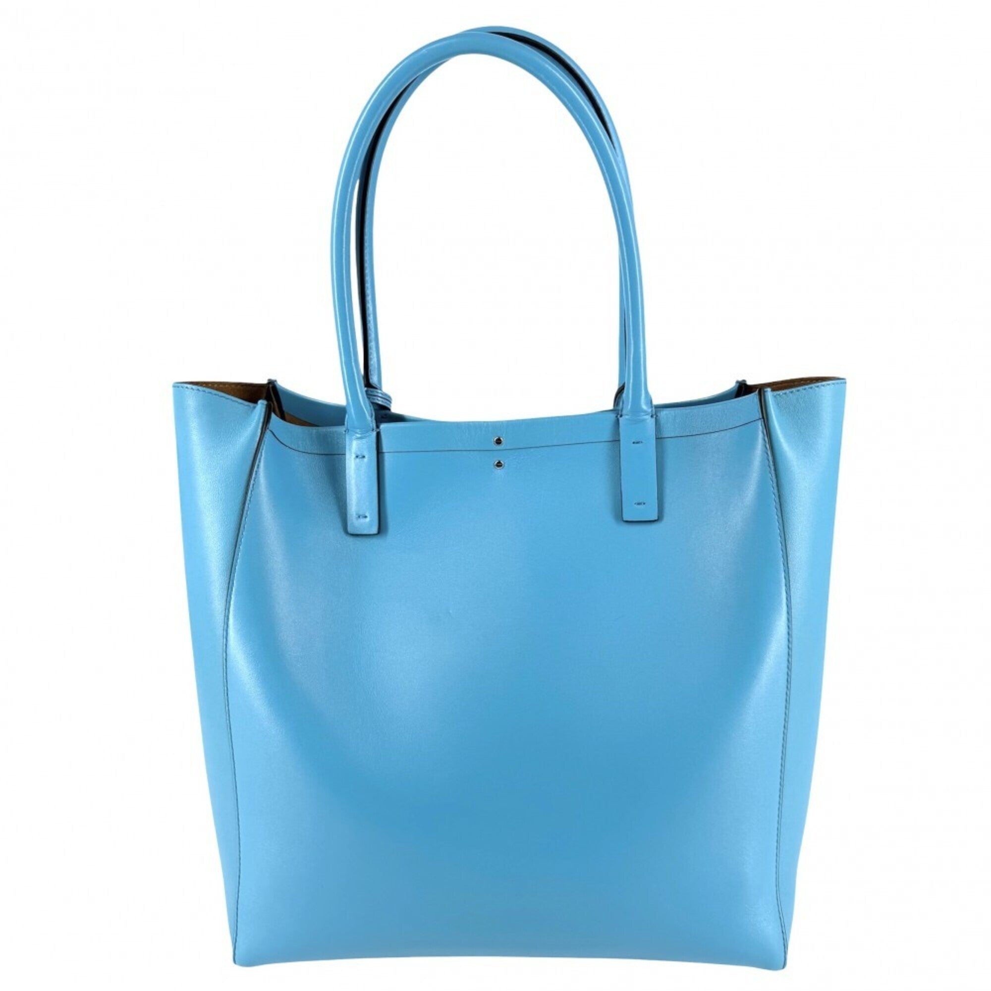 Valentino Garavani Blue Leather Tote Bag (Pre-Owned)