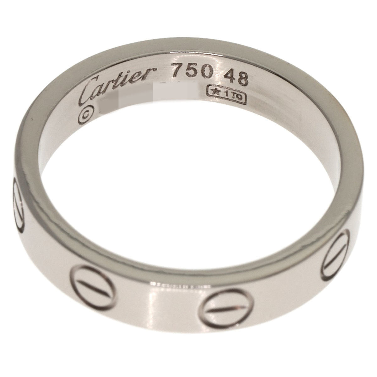 Cartier White Gold (18K) Band Ring (Pre-Owned)