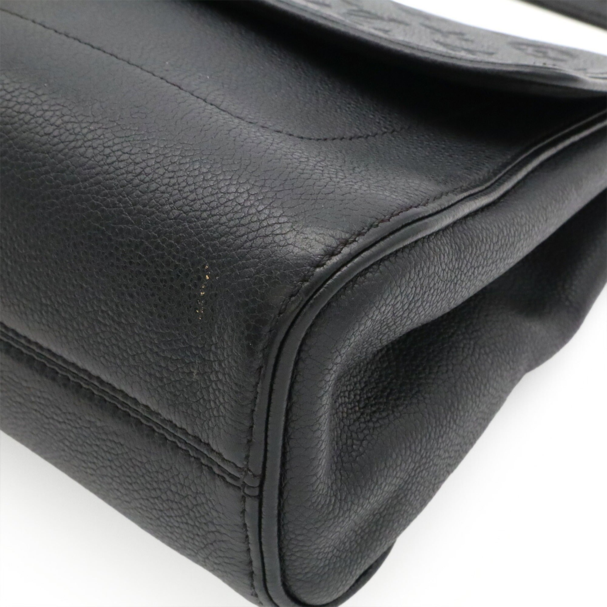 Louis Vuitton Black Noir Monogram Empreinte Shoulder Bag (Pre-Owned)