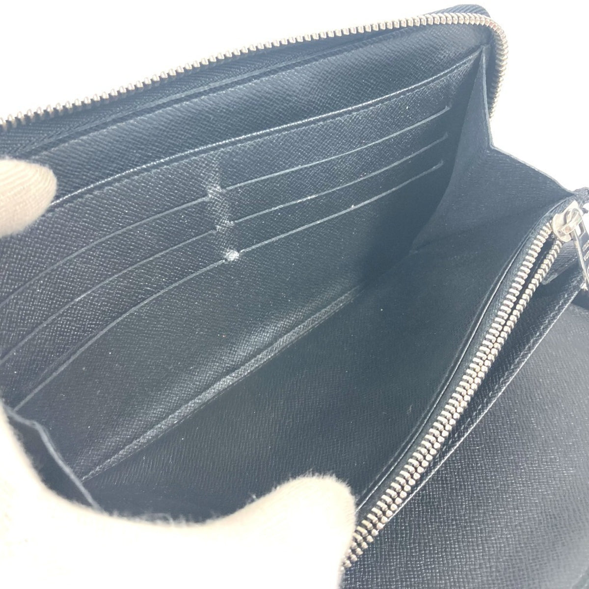 Louis Vuitton Damier Graphite Black Damier Graphite Long Wallet (Bi-Fold) (Pre-Owned)