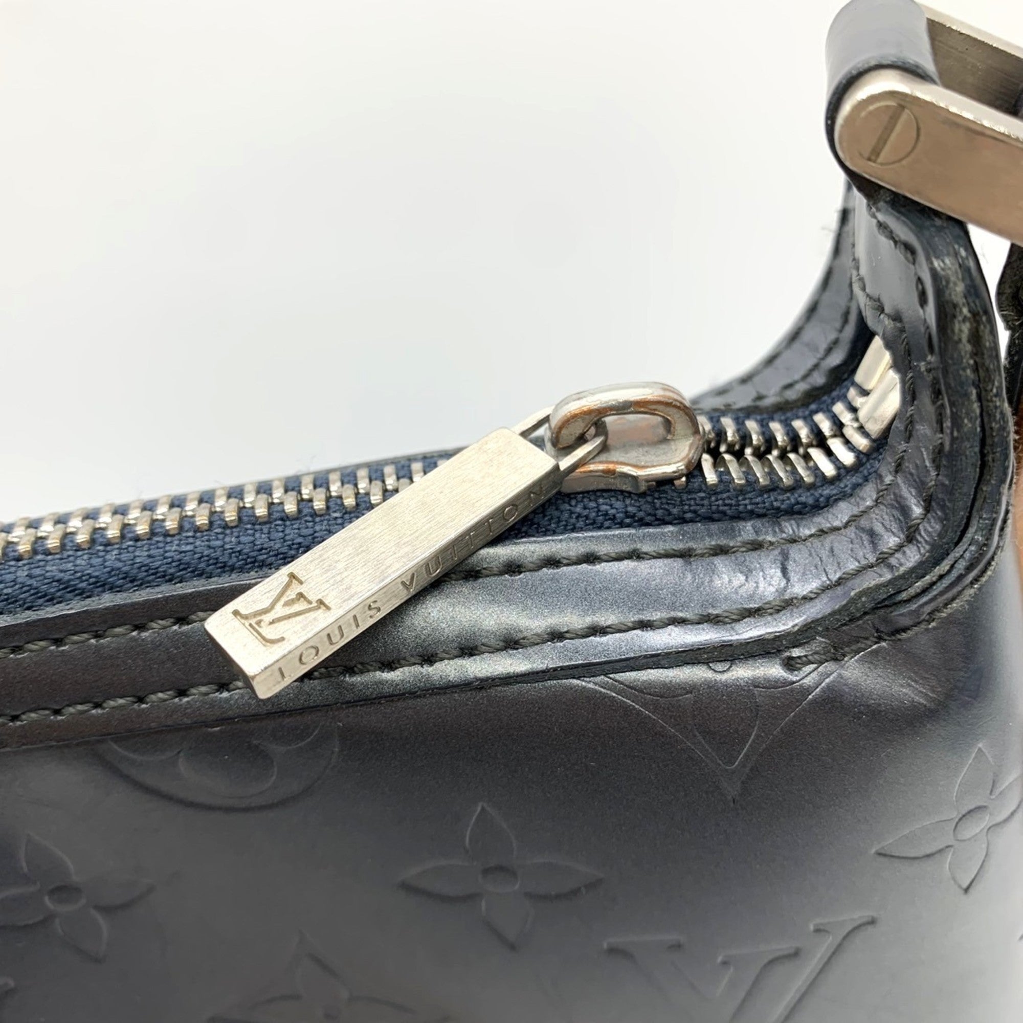 Louis Vuitton Gray Monogram Mat Shoulder Bag (Pre-Owned)