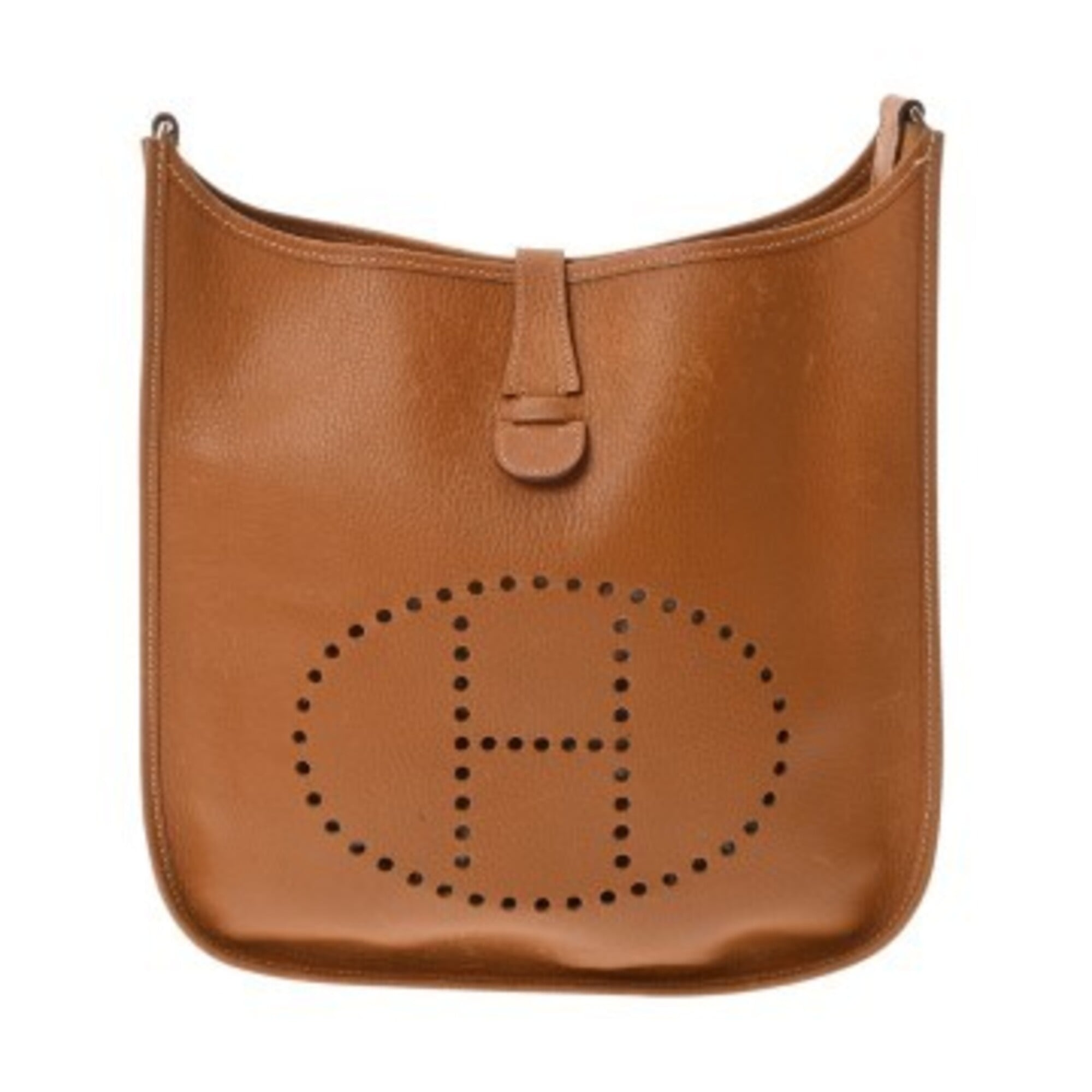 Hermes Evelyne Natural Ardennes Leather Shoulder Bag (Pre-Owned)