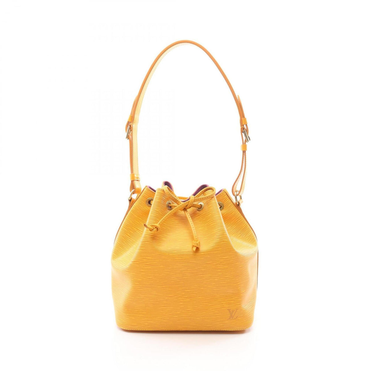 Louis Vuitton Yellow Leather Handbag Shoulder Bag (Pre-Owned)