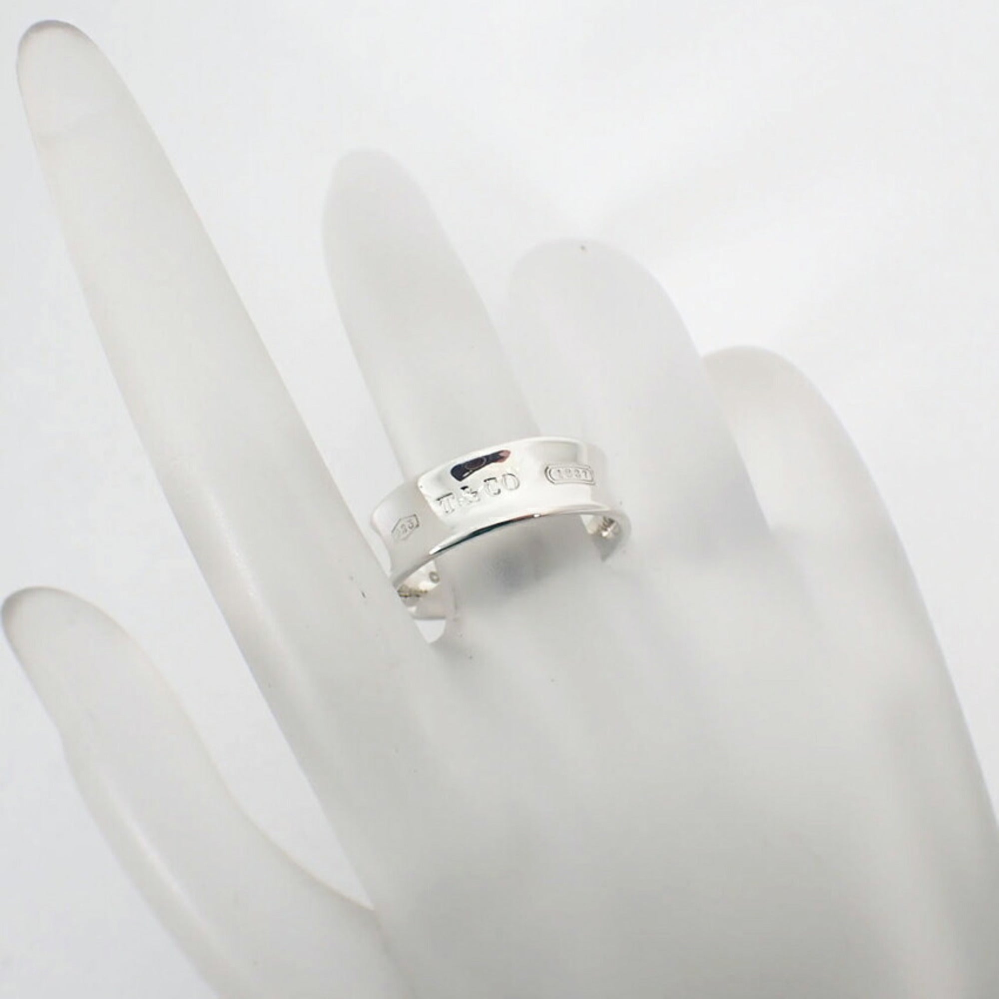 Tiffany Silver 925 Band Ring (Pre-Owned)