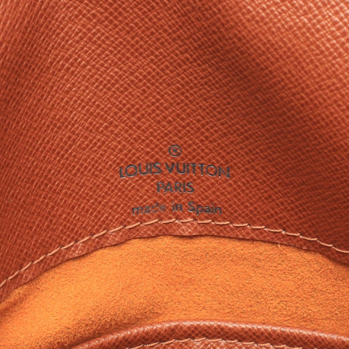 Louis Vuitton Brown Monogram Coated Canvas Leather Shoulder Bag (Pre-Owned)