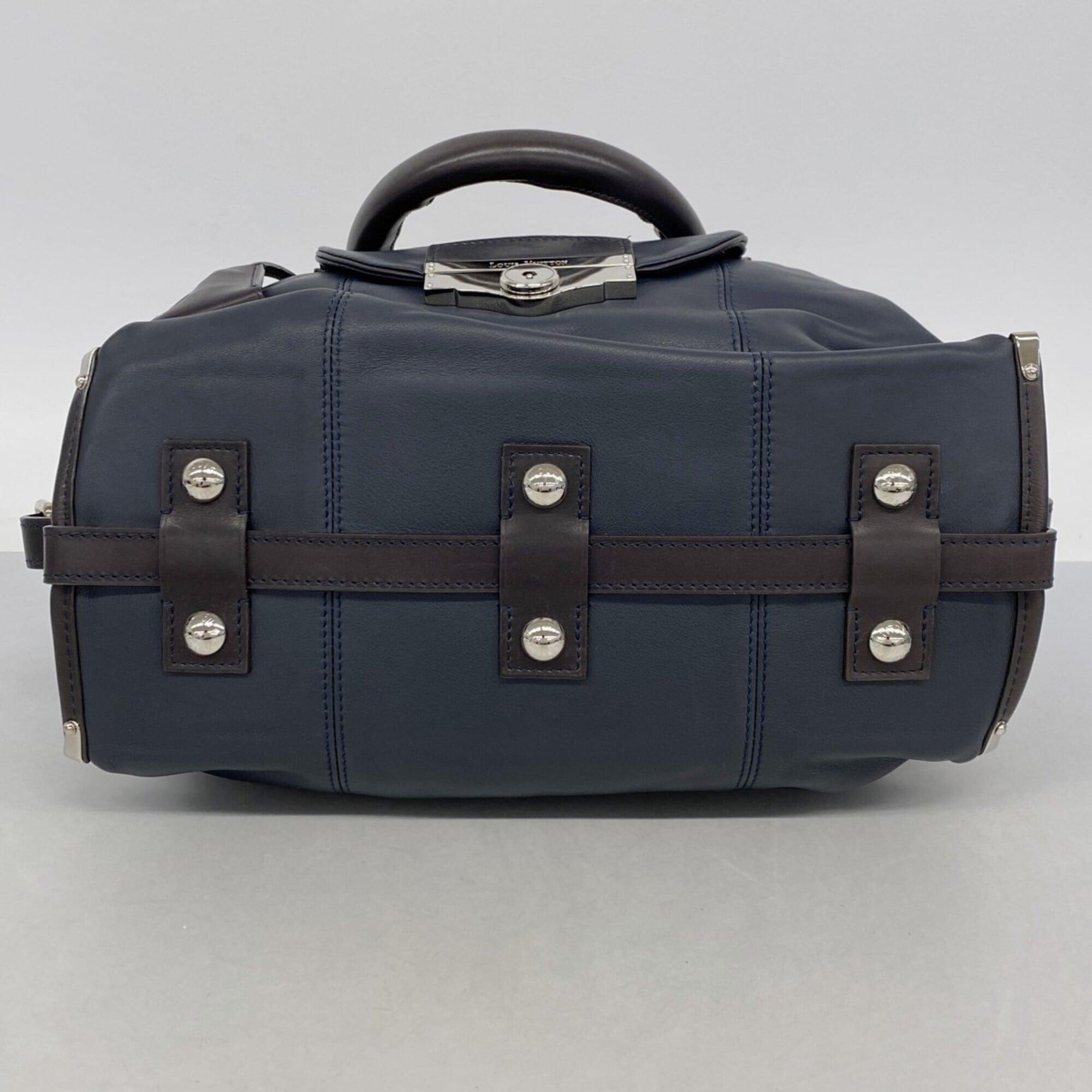 Louis Vuitton Navy Boston Bag (Pre-Owned)